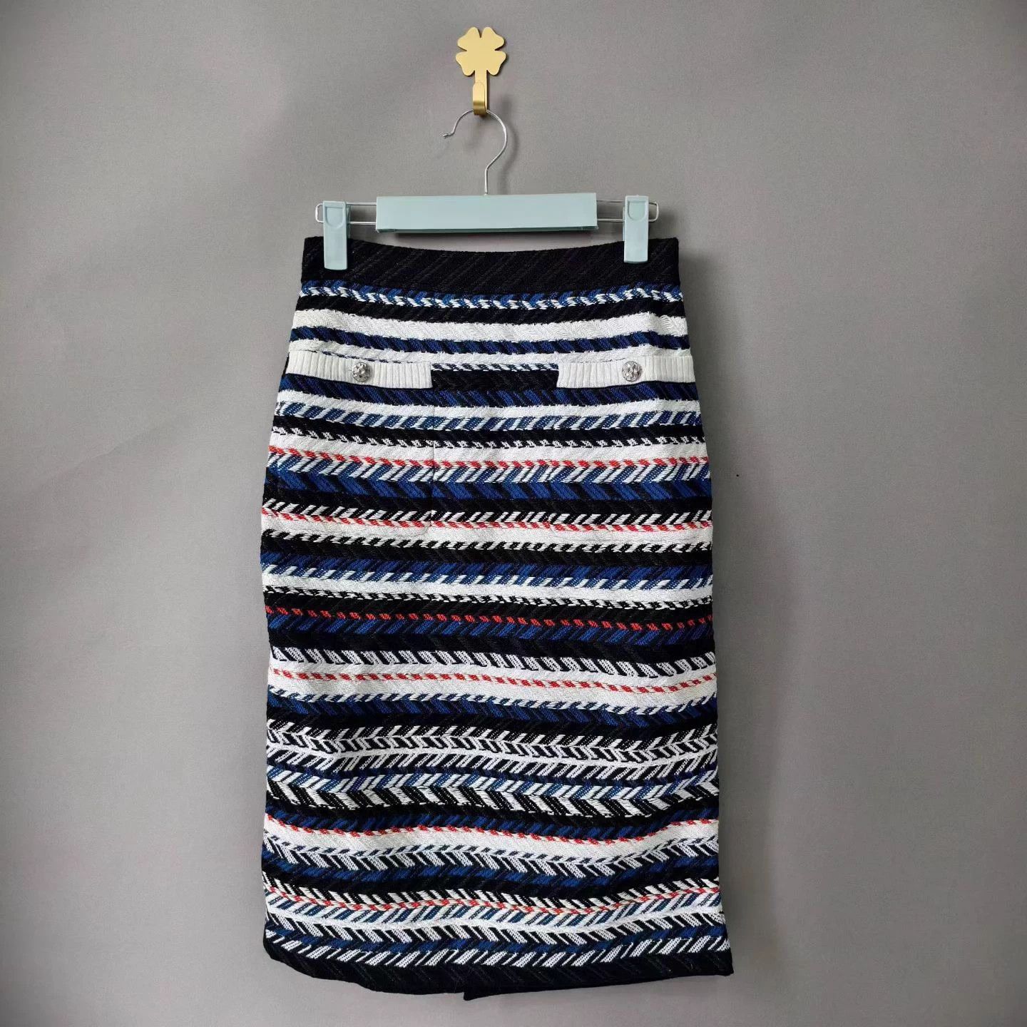 Chanel Chanel striped midi skirt women's 34 Size XS / US 0-2 / IT 36-38 - 1 Thumbnail