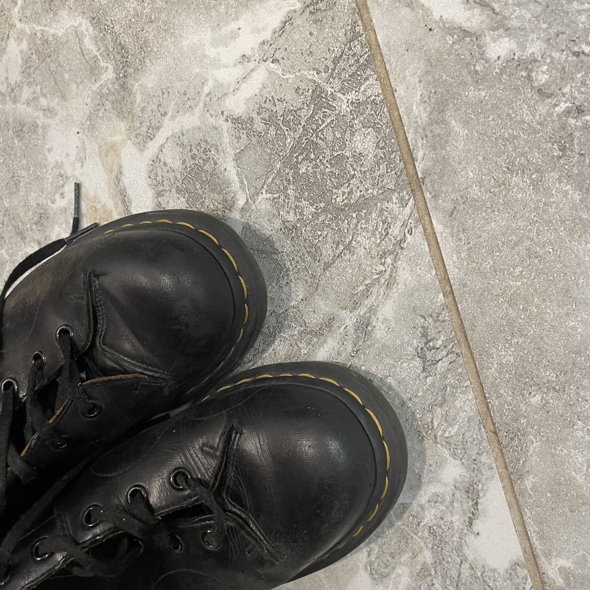 Dr. Martens × Leather Women Dr Martens Black boots shoes rock old money luxury Size US 7.5 / IT 37.5 - 11 Thumbnail