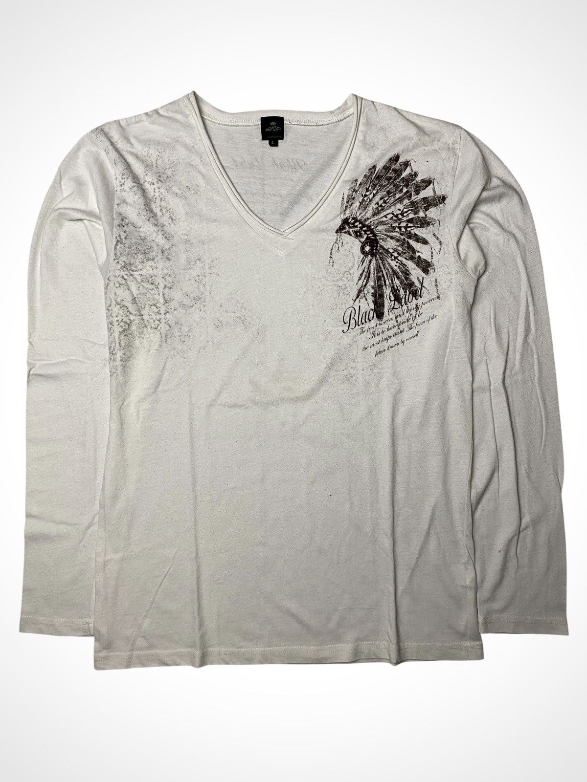 If Six Was Nine Semantic Design Poem Ethnic Longsleeve Size US M / EU 48-50 / 2 - 1 Thumbnail