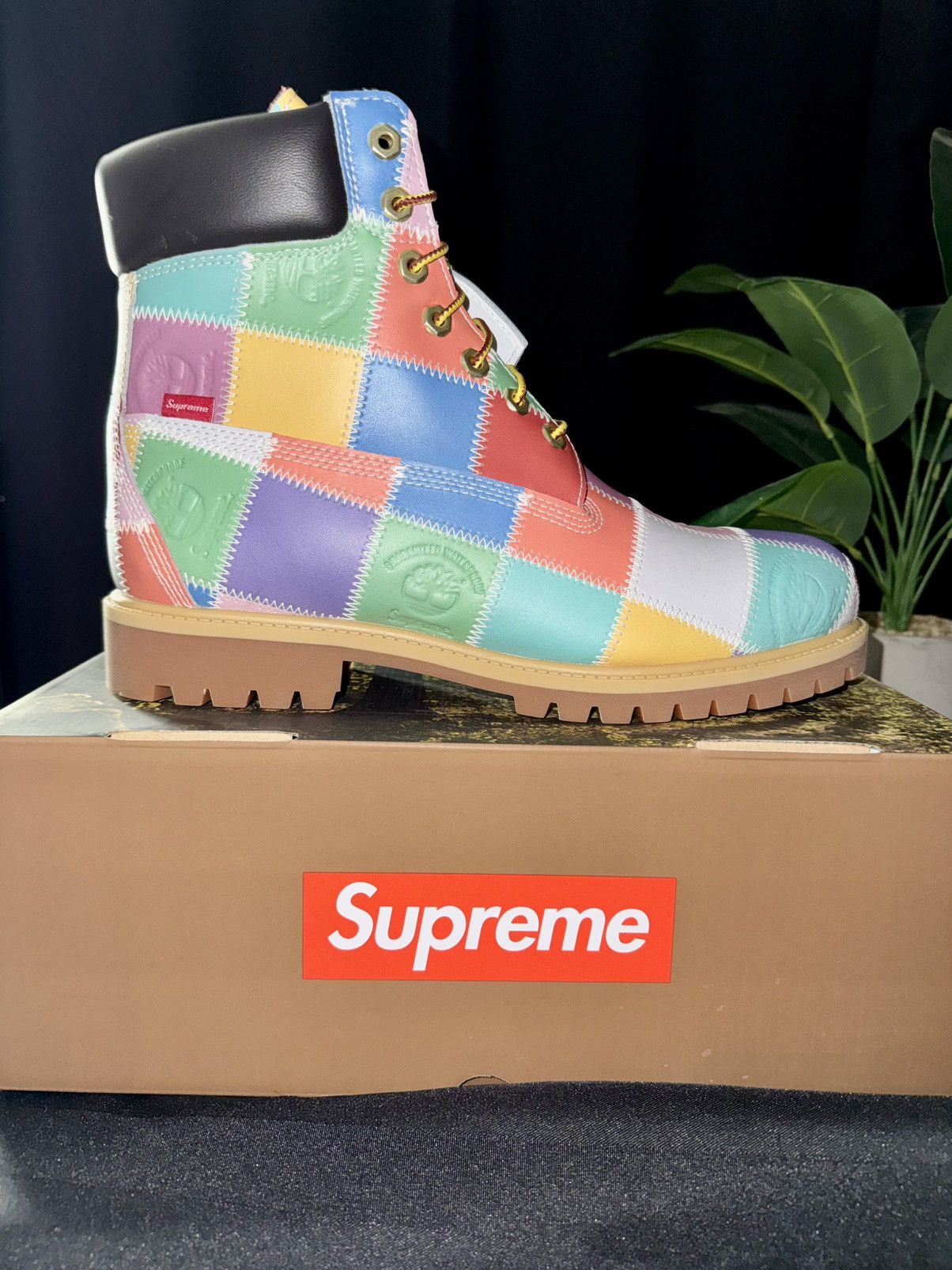 Supreme × Timberland Supreme x Timberland Multi Patchwork Premium Boot Size US 11 / EU 44 - 1 Thumbnail