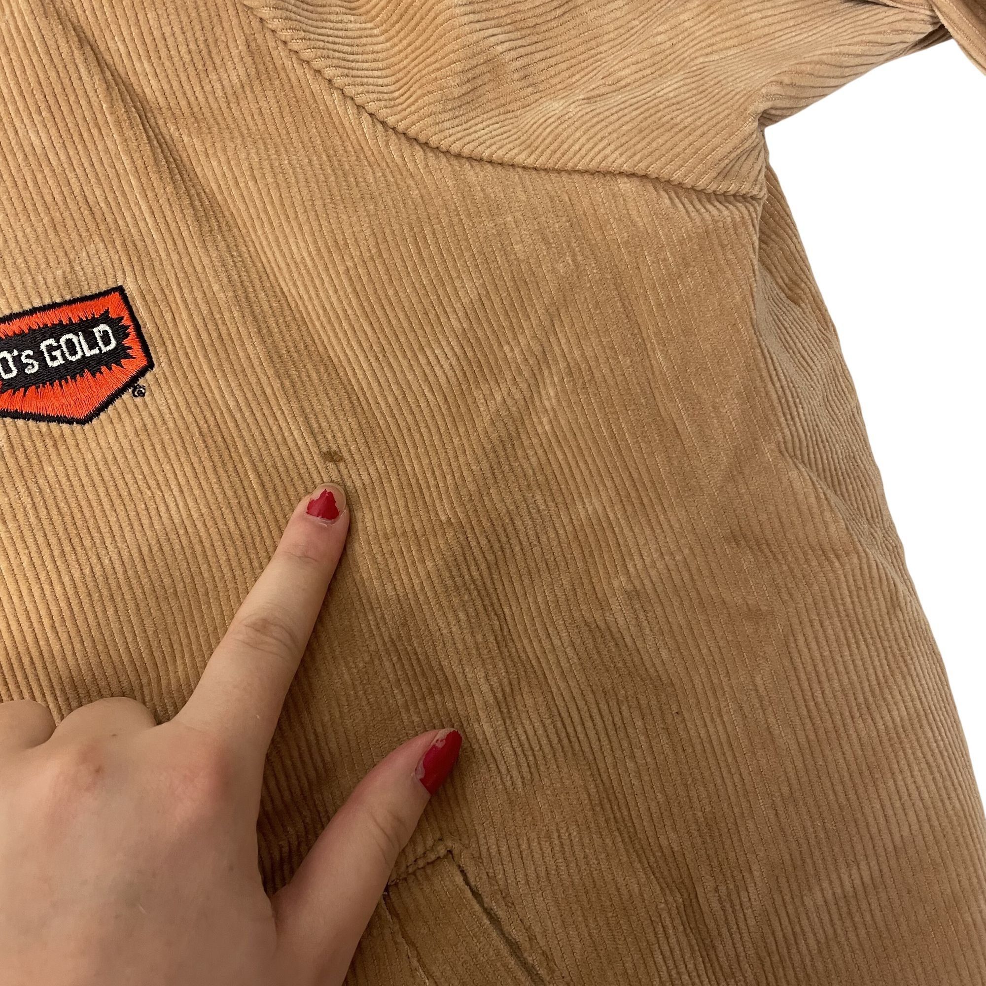 Other Vtg ASGROW Seed Co O's GOLD Beige CORDUROY Bomber Jacket Size US L / EU 52-54 / 3 - 6 Thumbnail