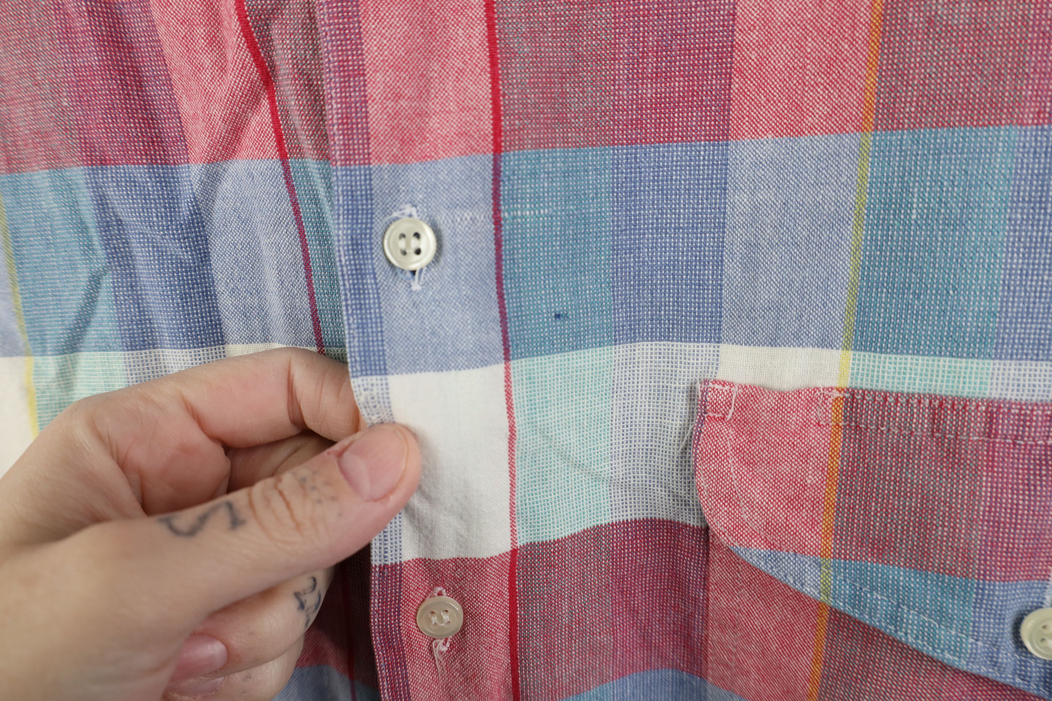 Vintage Vintage 70s 80s Streetwear Short Sleeve Button Down Shirt Size US L / EU 52-54 / 3 - 5 Thumbnail