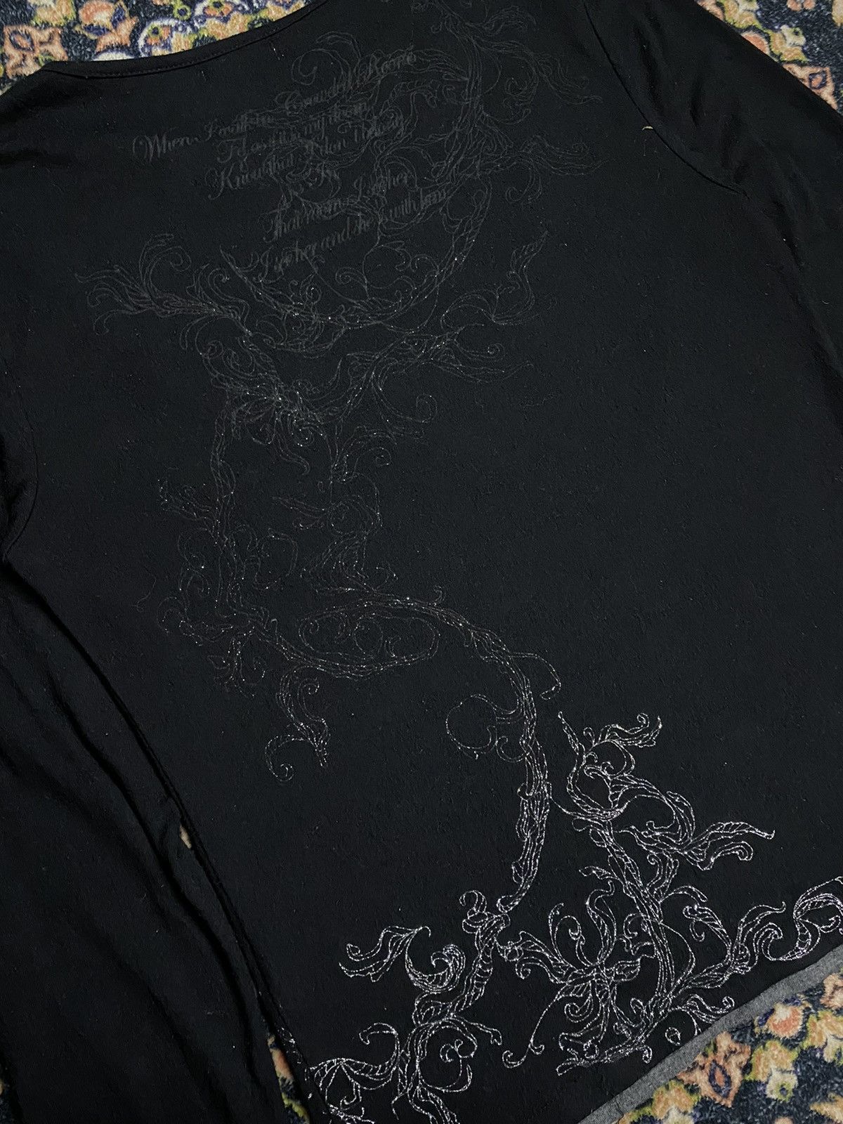 In The Attic × Japanese Brand Growth In The Attic poem double layer longsleeve Size US L / EU 52-54 / 3 - 12 Thumbnail