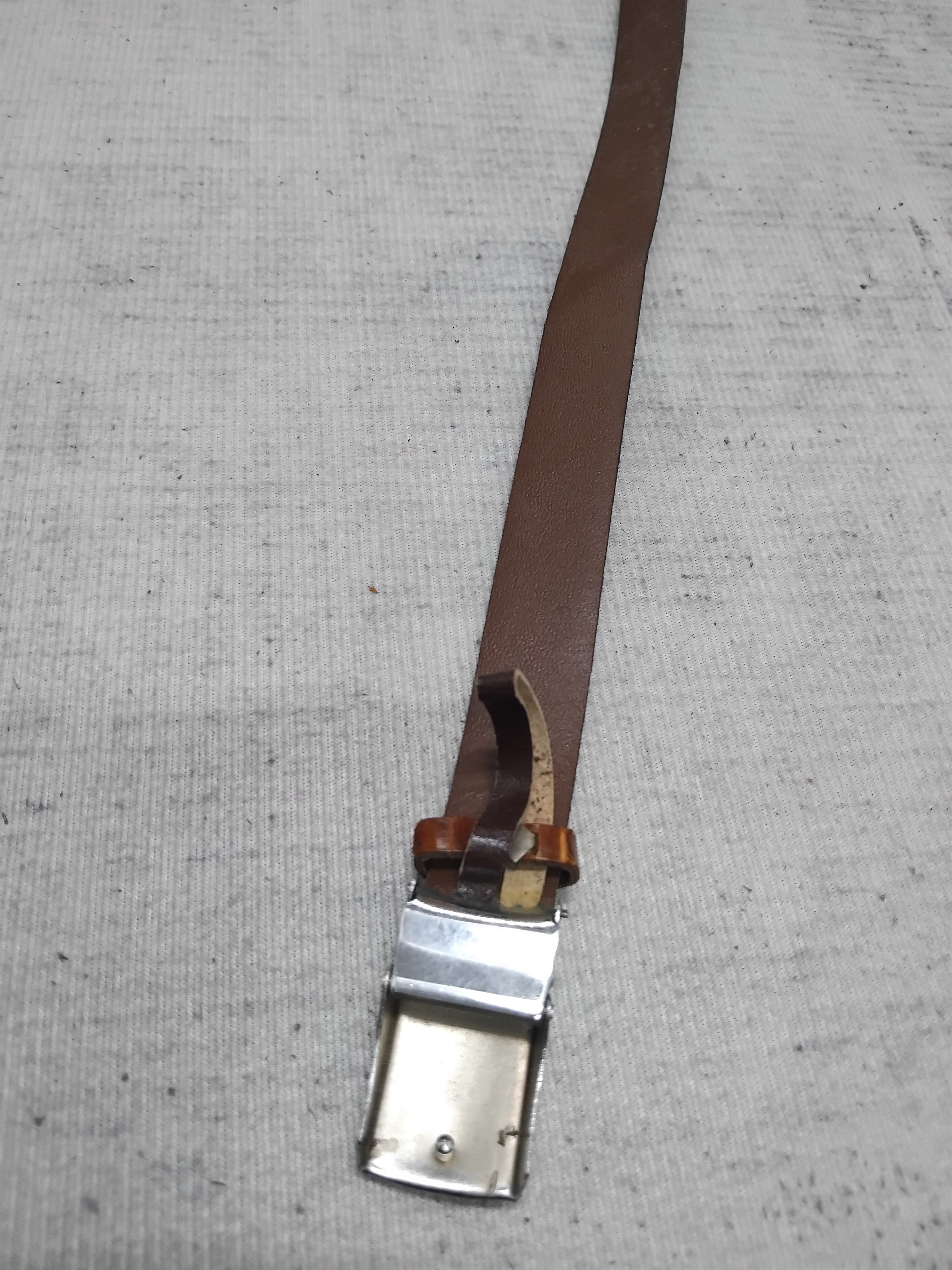 Japanese Brand Snake style brown colour belt Size ONE SIZE - 9 Thumbnail
