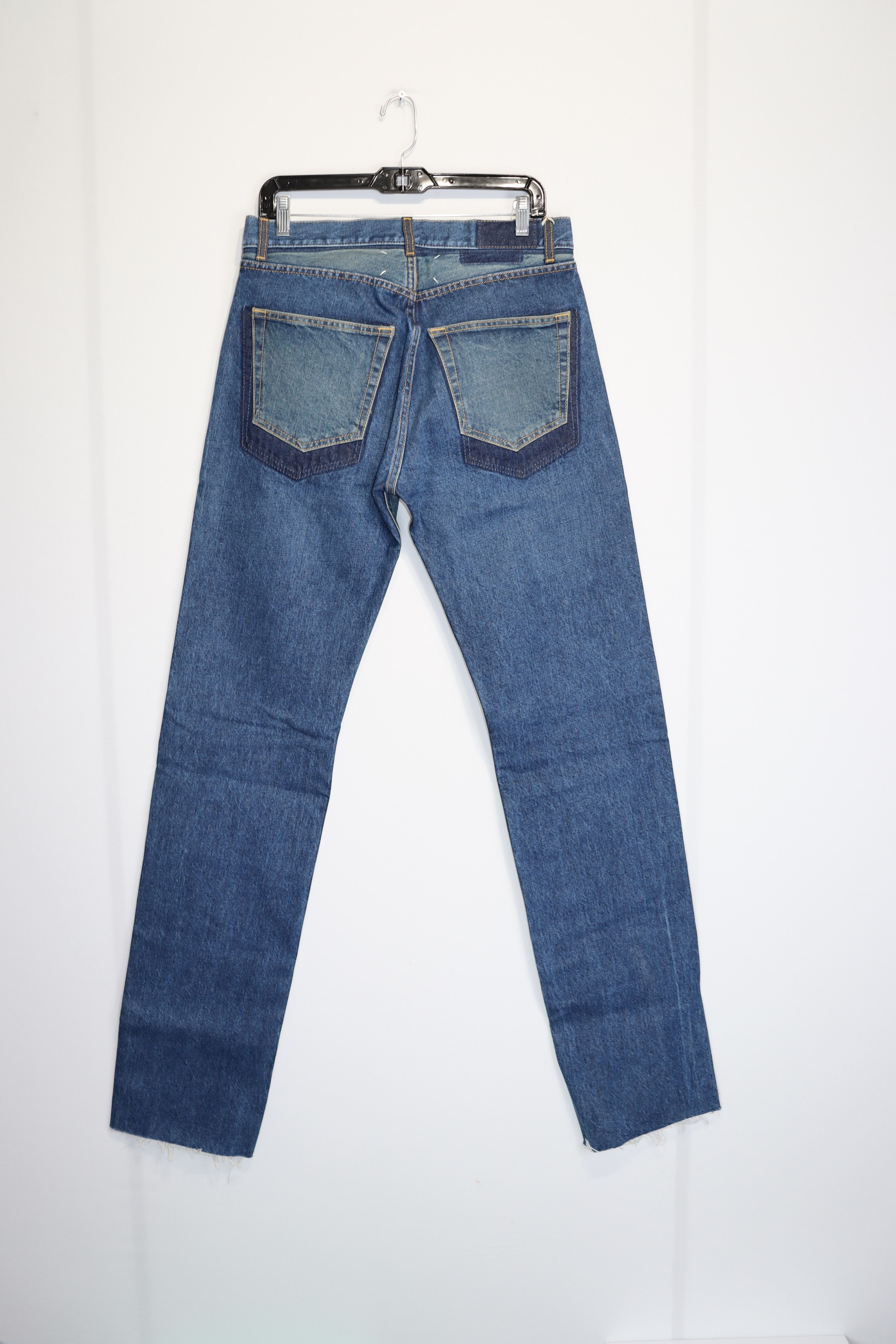 Maison Margiela o1rshd1 Denim Jeans in Blue Size US 31 - 5 Thumbnail