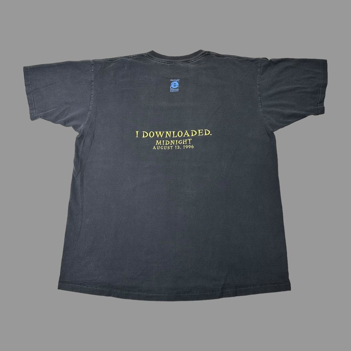 Vintage Vintage 1990s internet explorer tshirt Size US XL / EU 56 / 4 - 1 Thumbnail