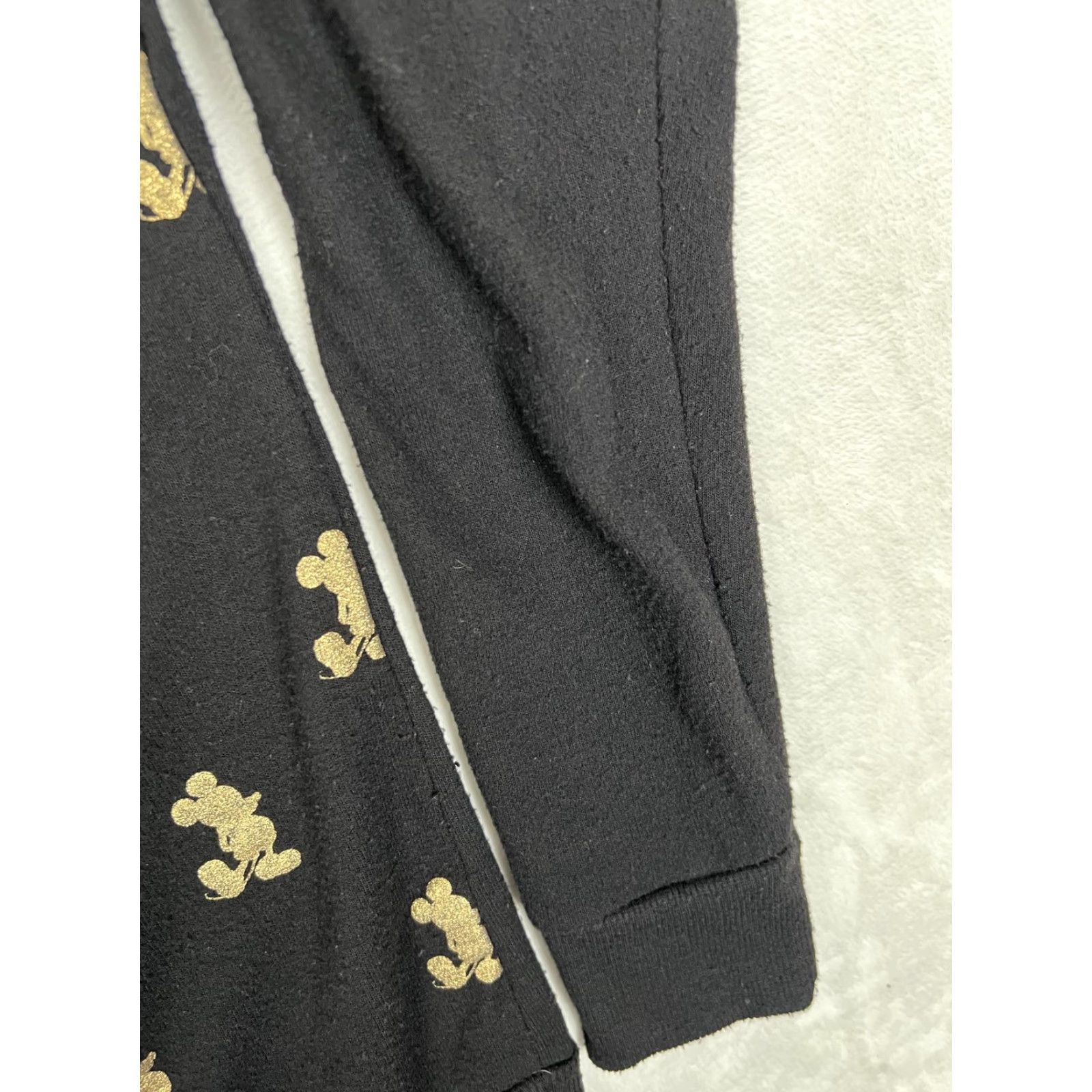Disney Disney Sweatshirt Womens XL Black Gold Mickey Mouse All Over Print Crewneck Size XL / US 12-14 / IT 48-50 - 4 Thumbnail
