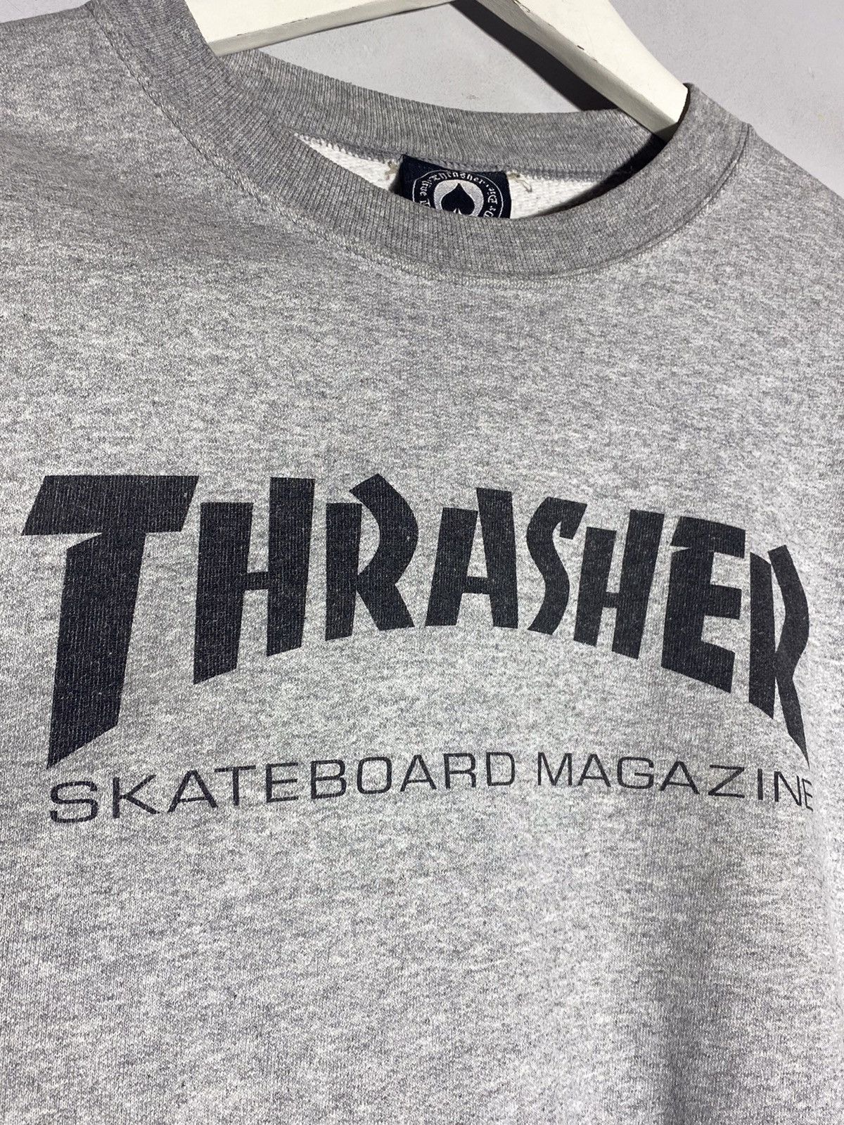 Thrasher × Vintage Vintage Thrasher y2k boxy fit streetwear style sweatshirt Size US S / EU 44-46 / 1 - 3 Thumbnail