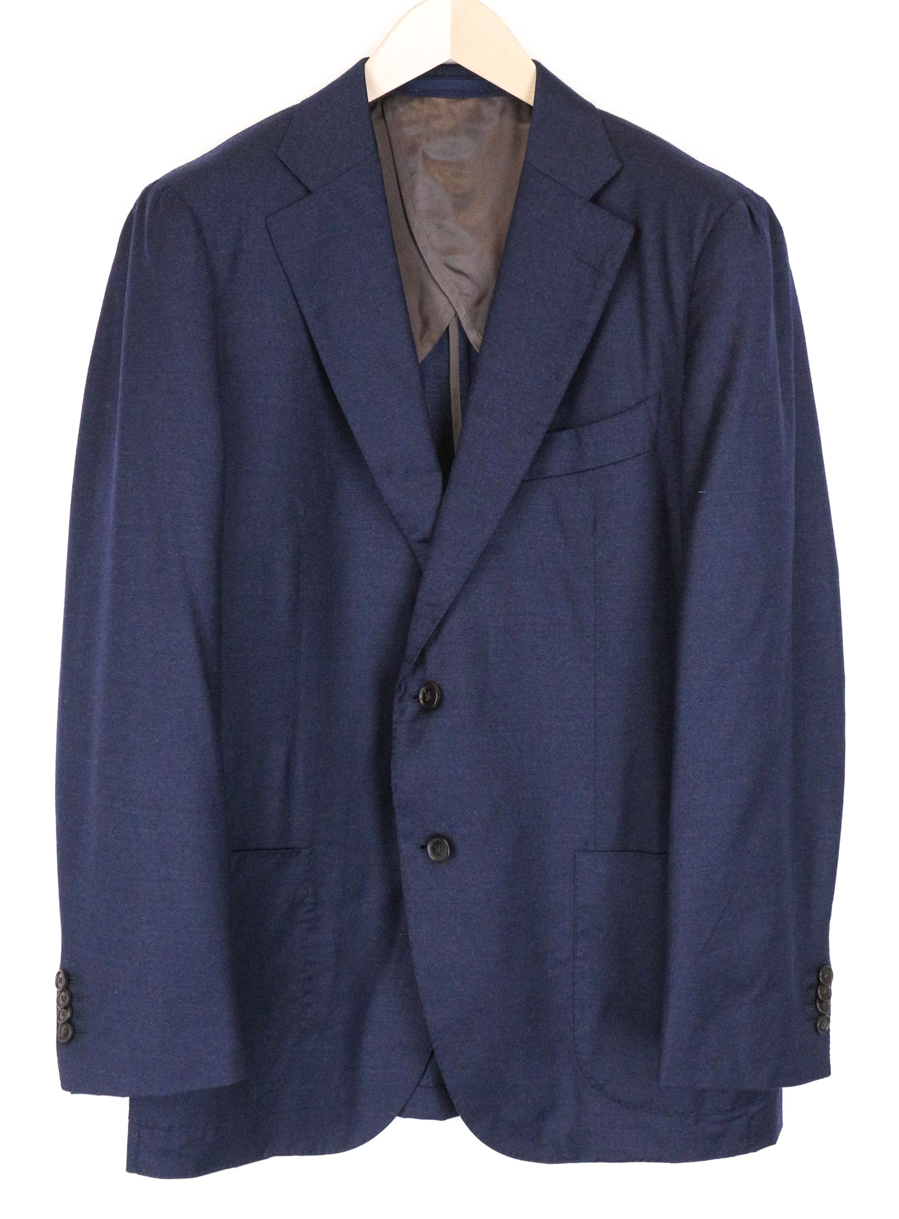 image of Suitsupply Jort Patch Uk44R Navy Wool Cashmere Silk Blazer 60971, Men's