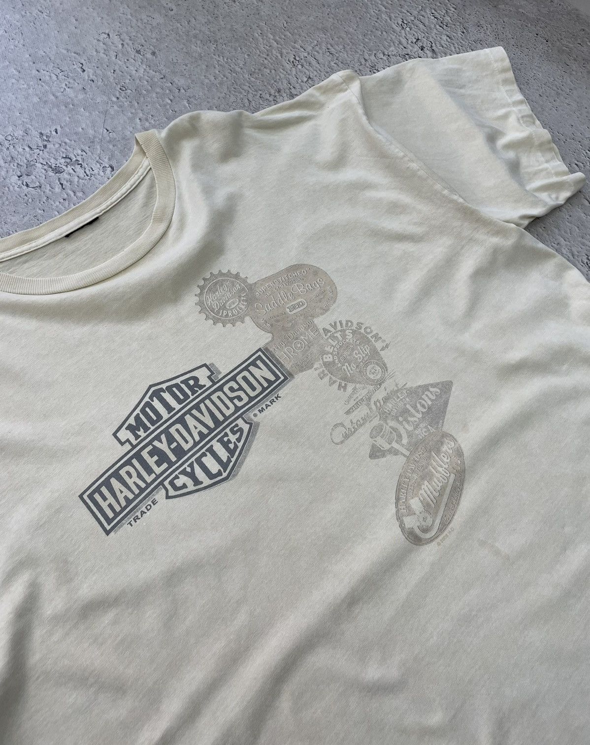 Harley Davidson Vintage 90s Harley Davidson 3d emblem single stitch t shirt Size US XL / EU 56 / 4 - 5 Thumbnail