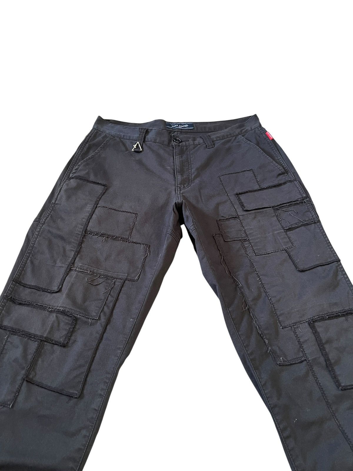 Japanese Brand × WHIZ LIMITED AW14 Whiz Limited Patchwork Cropped Trousers Undercover Size US 33 - 7 Thumbnail