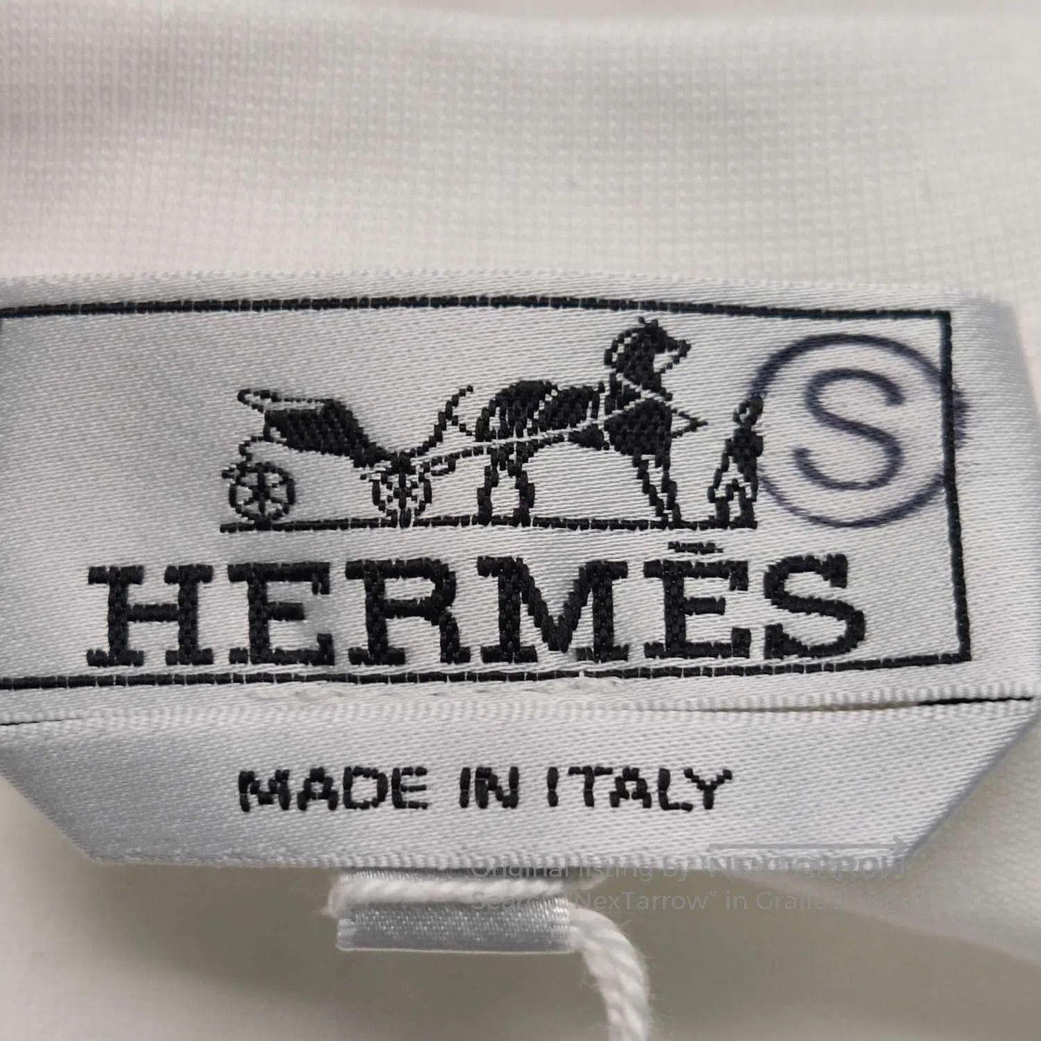 Hermes Hermes XL Cotton Graphic Crew Neck T. Size US XL / EU 56 / 4 - 3 Thumbnail