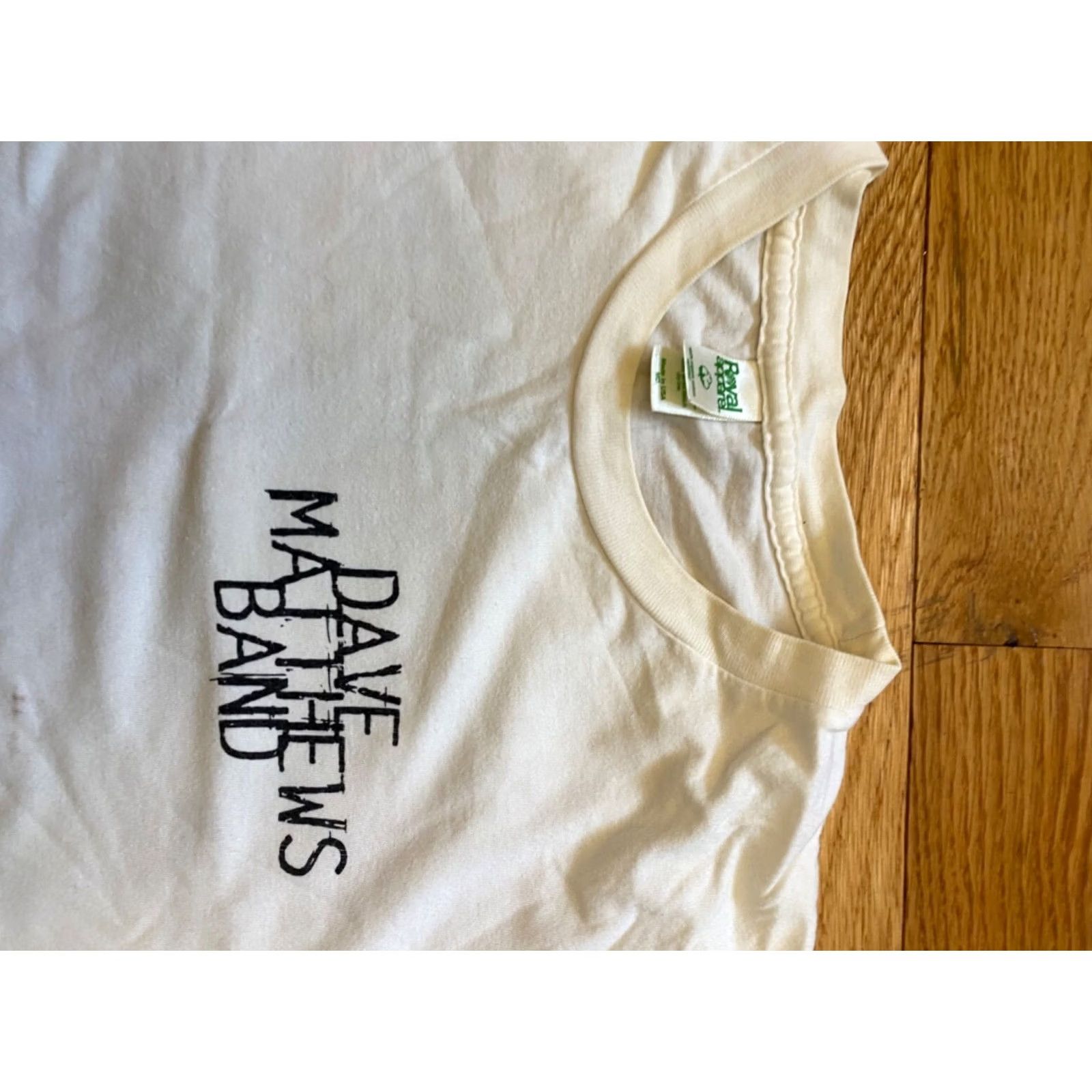 Other Dave Matthews Band Men's Shirt M White Royal Apparel Crew Neck Short Sleeve T-Shirt Music Graphic Print Double-Sided Size US M / EU 48-50 / 2 - 3 Thumbnail
