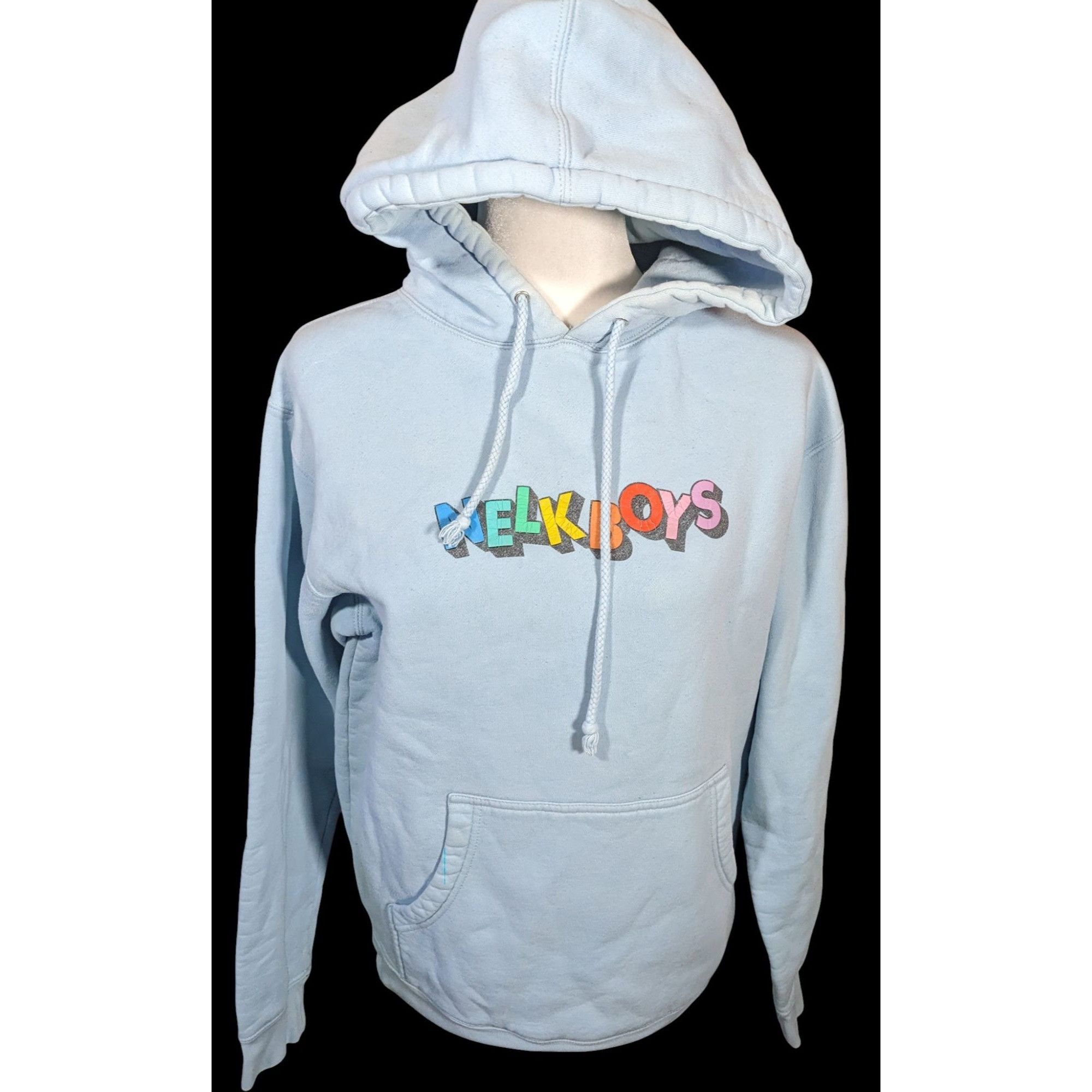 Full Send Nelkboys Full Send Light Blue Hoodie With Rainbow Letters Size US S / EU 44-46 / 1 - 1 Thumbnail