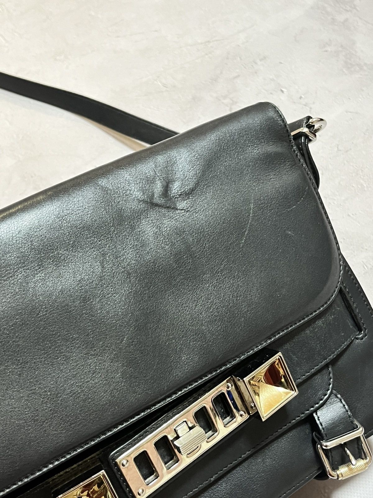 Designer × Genuine Leather × Proenza Schouler Proenza Schouler PS11 Crossbody Leather Bag Size ONE SIZE - 4 Thumbnail