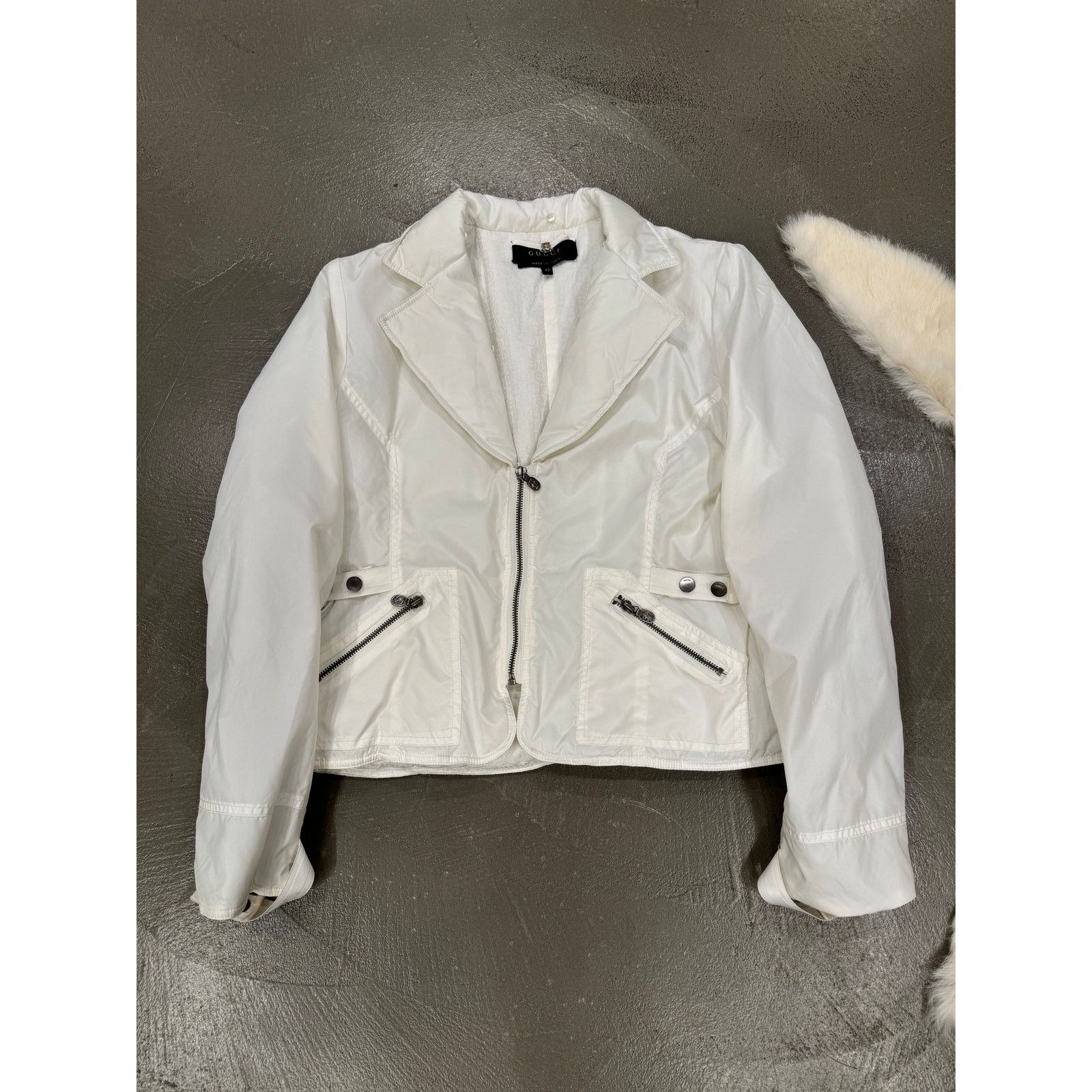 Gucci A/W2004 Gucci by Tom Ford real fur nylon jacket Size US XS / EU 42 / 0 - 2 Thumbnail