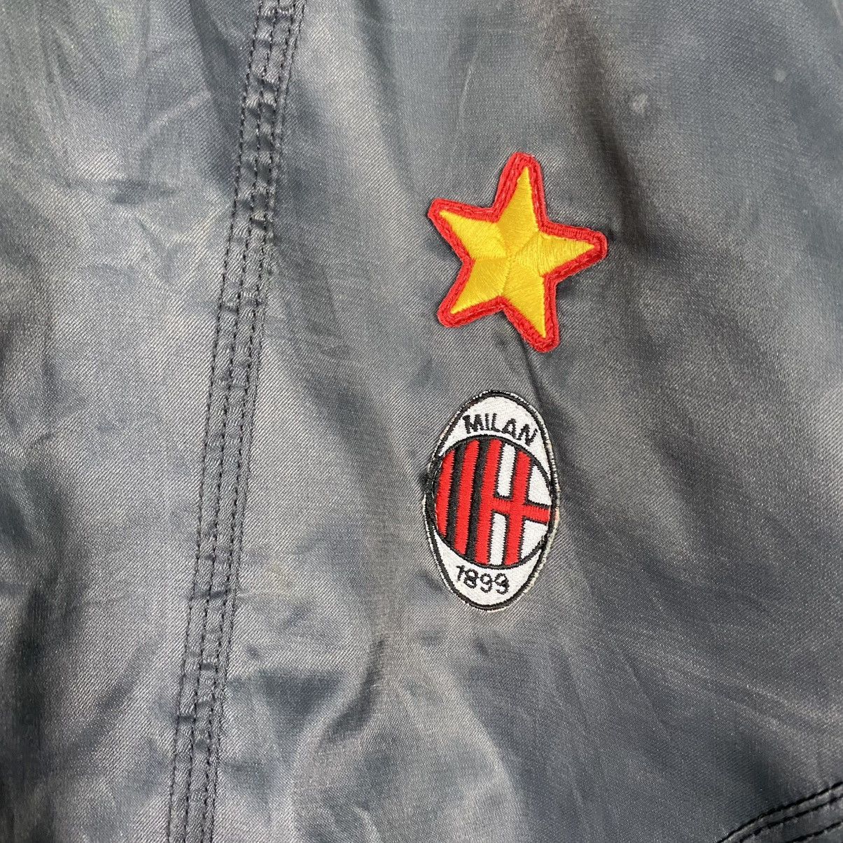 Lotto Sport 🔥SUN FADED STYLE VINTAE SATIN BOMBER JACKET LOTTO AC MILAN Size US L / EU 52-54 / 3 - 19 Thumbnail