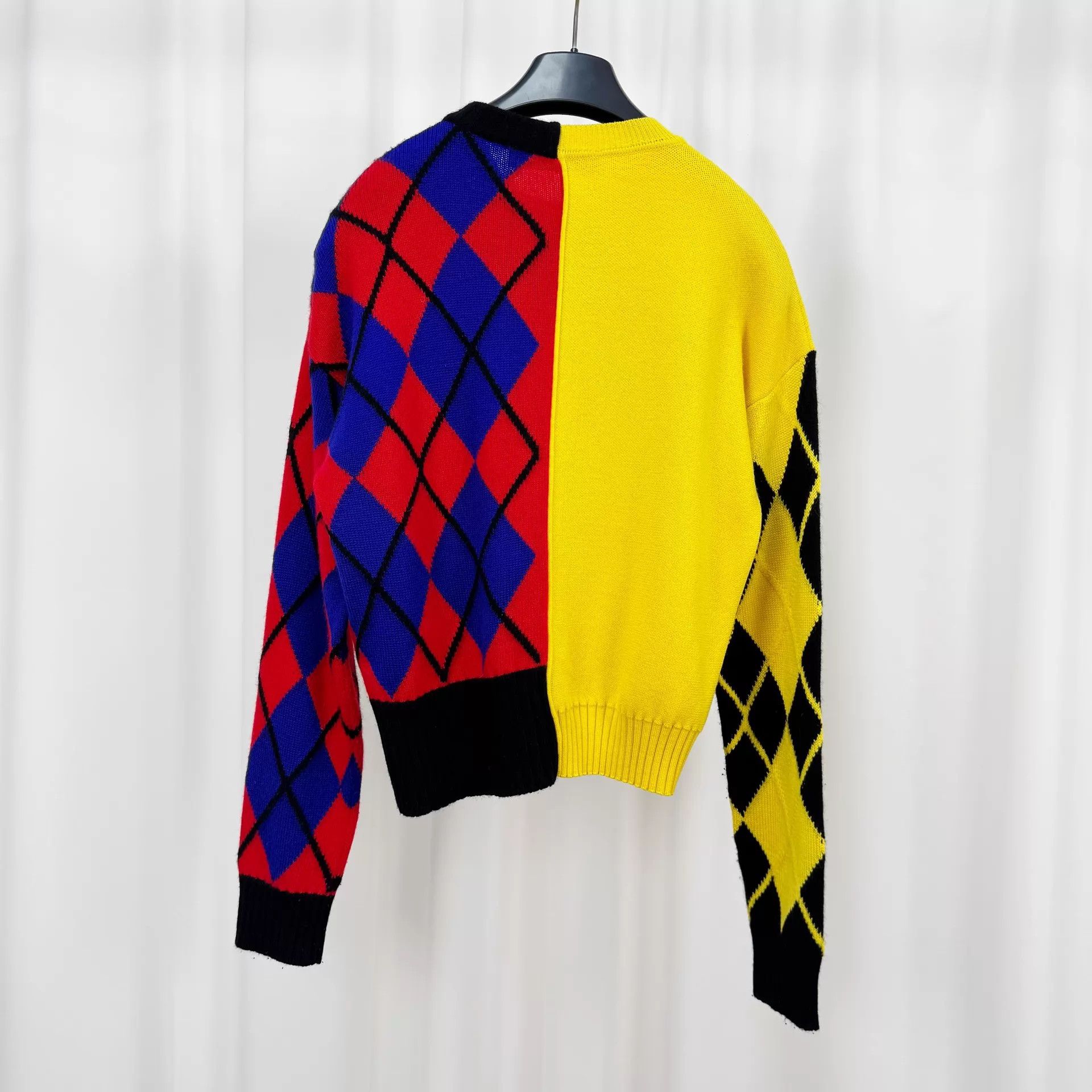 Versace Versace colorblock letter logo sweater 40 99 new Size S / US 4 / IT 40 - 2 Thumbnail