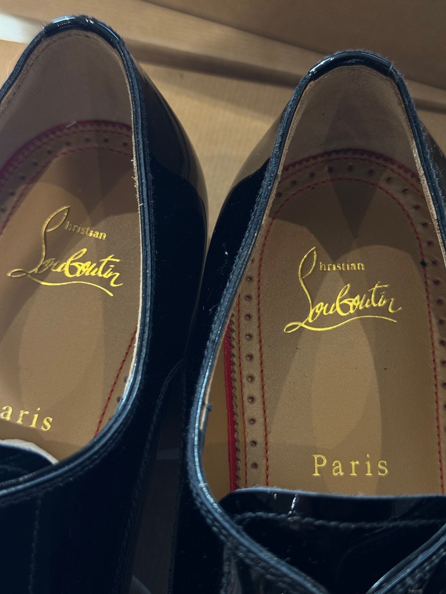 Christian Louboutin Christian Louboutin Maltese Flat – Patent Leather / Spike Size US 8 / EU 41 - 7 Thumbnail