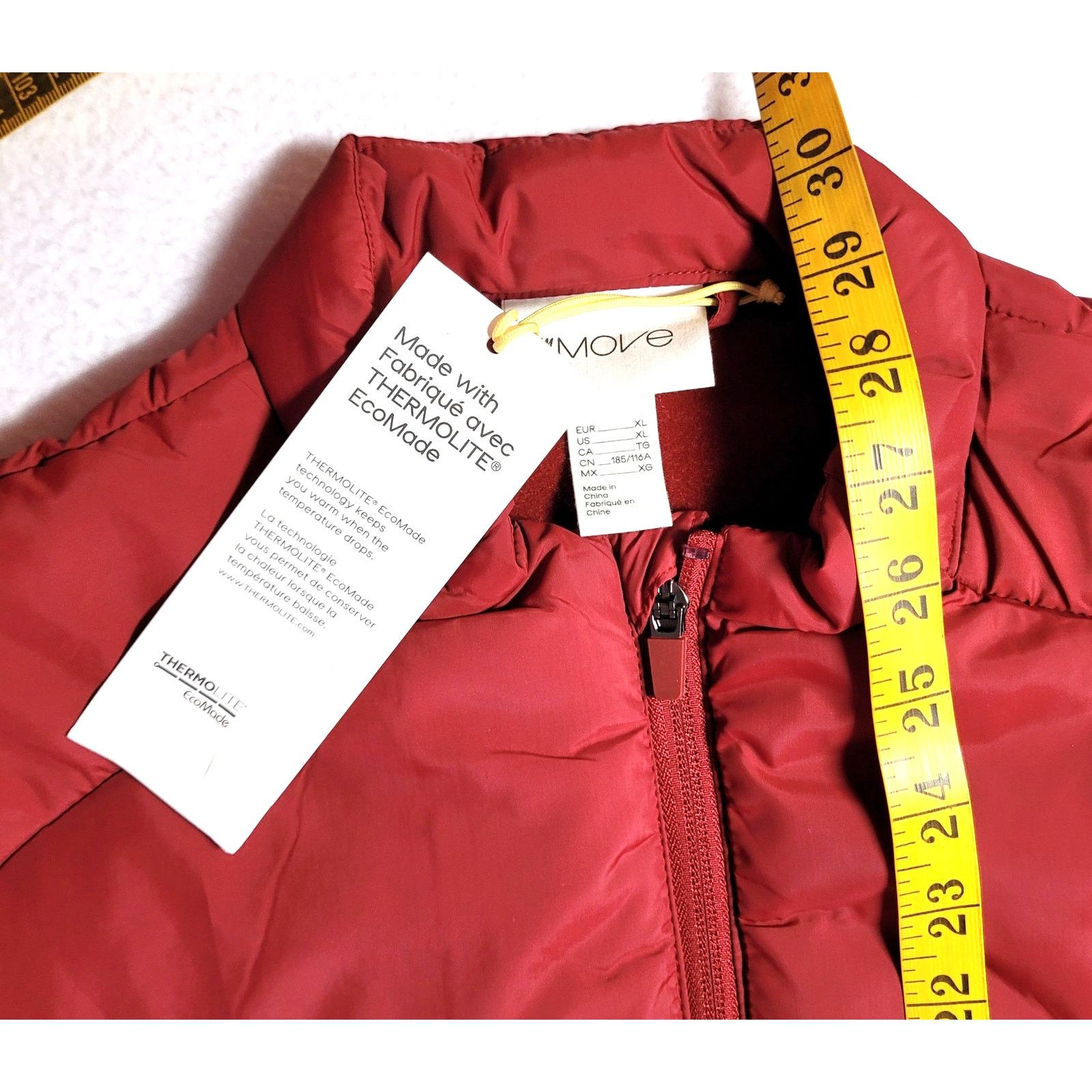 H&M H&M Move Mens Puffer Vest Running XL Thermolite Reflective Size US XL / EU 56 / 4 - 6 Thumbnail