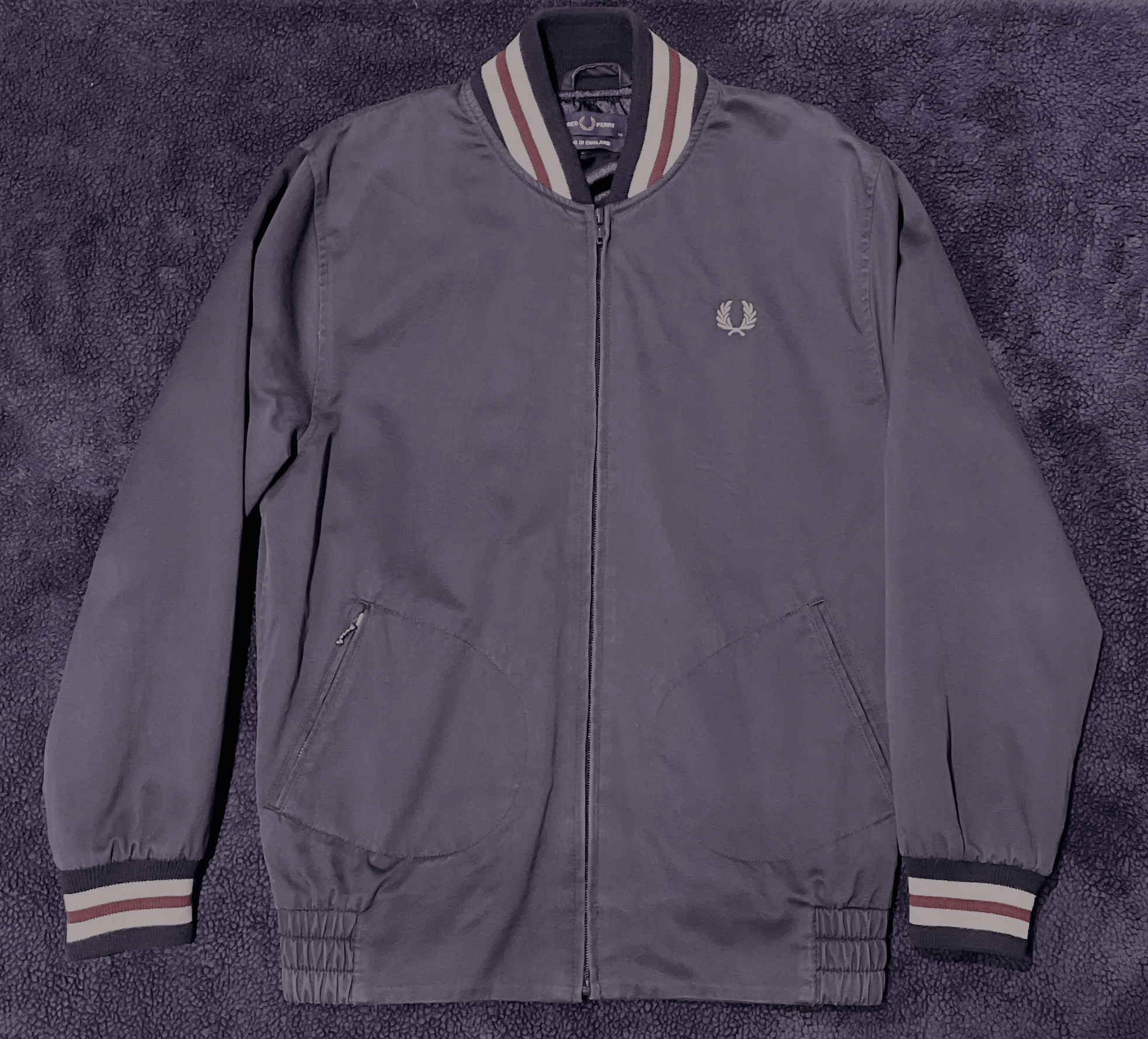 Fred Perry Fred Perry Made In England Twill Tennis Bomber Jacket MensXS Size US XS / EU 42 / 0 - 1 Thumbnail