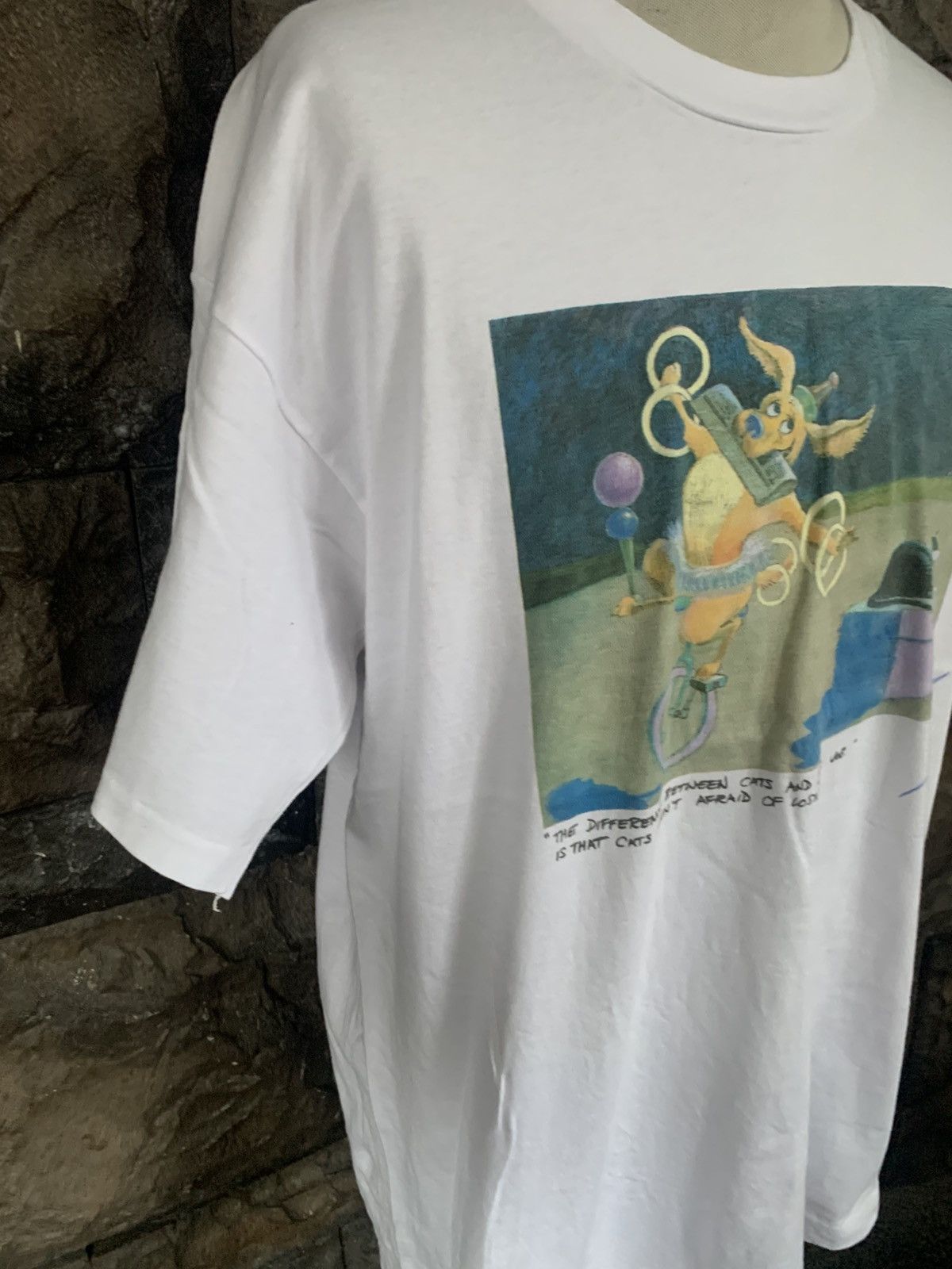 Vintage Vintage 90s Jeff Leedy Studios Graphics Art T shirt Size US XL / EU 56 / 4 - 5 Thumbnail