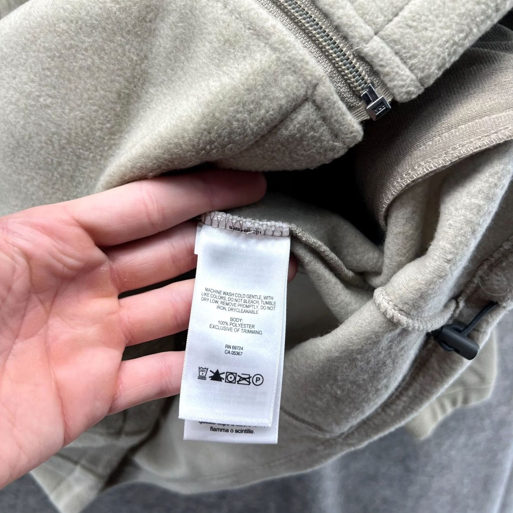 Vintage VINTAGE Columbia Sweater Men Large adult Beige Full Zip Polyester Full Zip Jacket Fleece Size US L / EU 52-54 / 3 - 4 Thumbnail