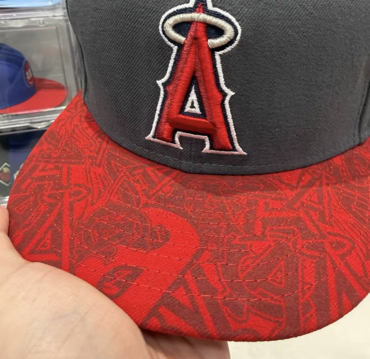 New Era New Era Los Angeles Angels Flat Brim Baseball Cap J32 Size ONE SIZE - 6 Thumbnail