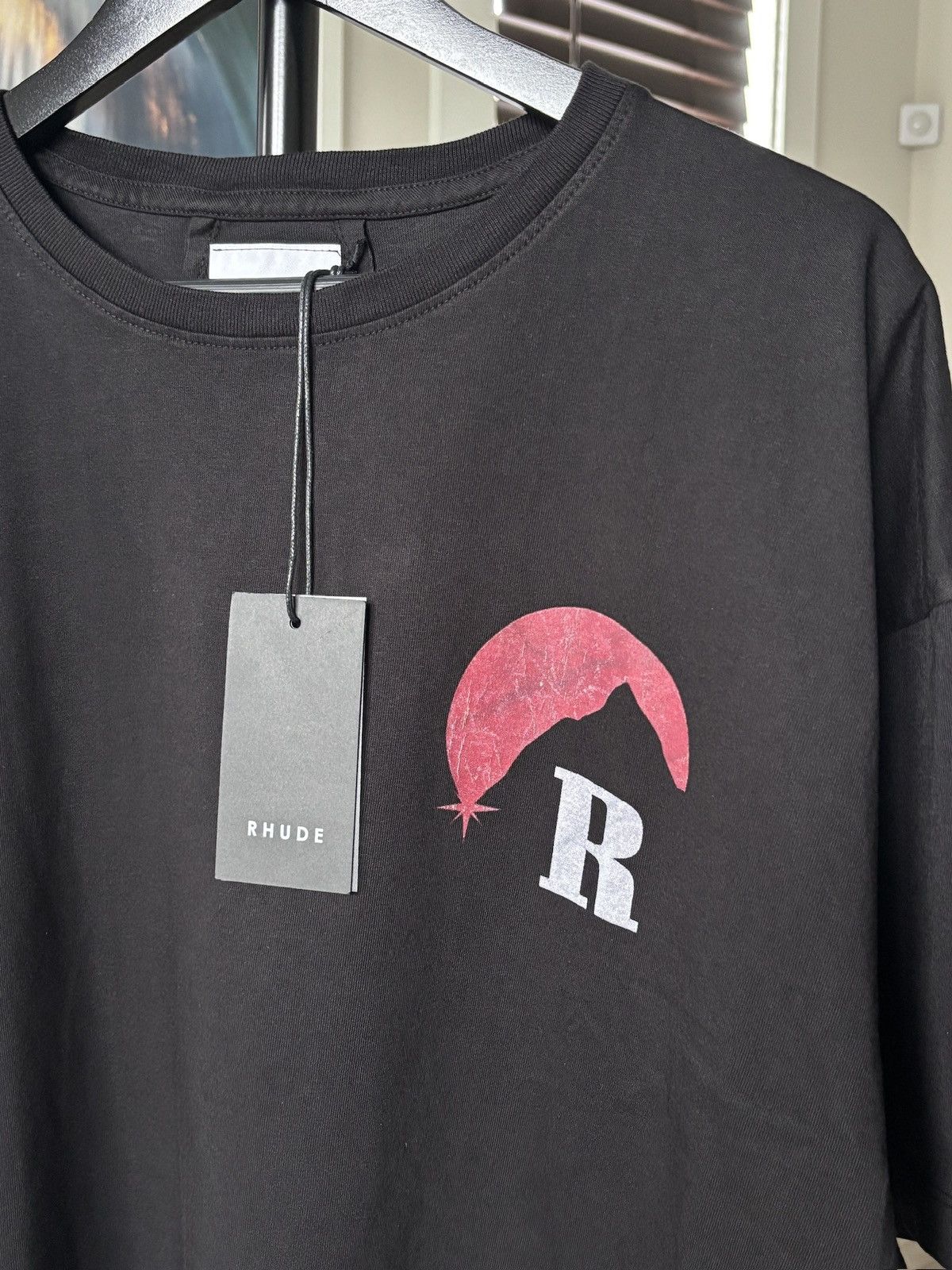 Rhude 🌕 RHUDE | MOONLIGHT RED LOGO GRAPHIC TEE Size US XL / EU 56 / 4 - 3 Thumbnail