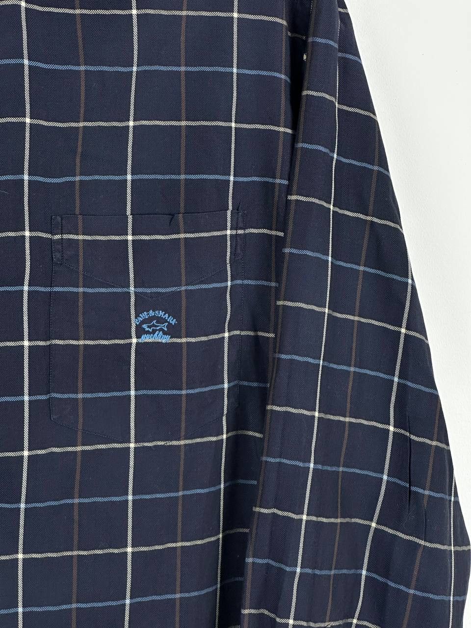 Paul & Shark Paul & Shark Navy Plaid Yachting Club Shirt Size XL Size US XL / EU 56 / 4 - 5 Thumbnail