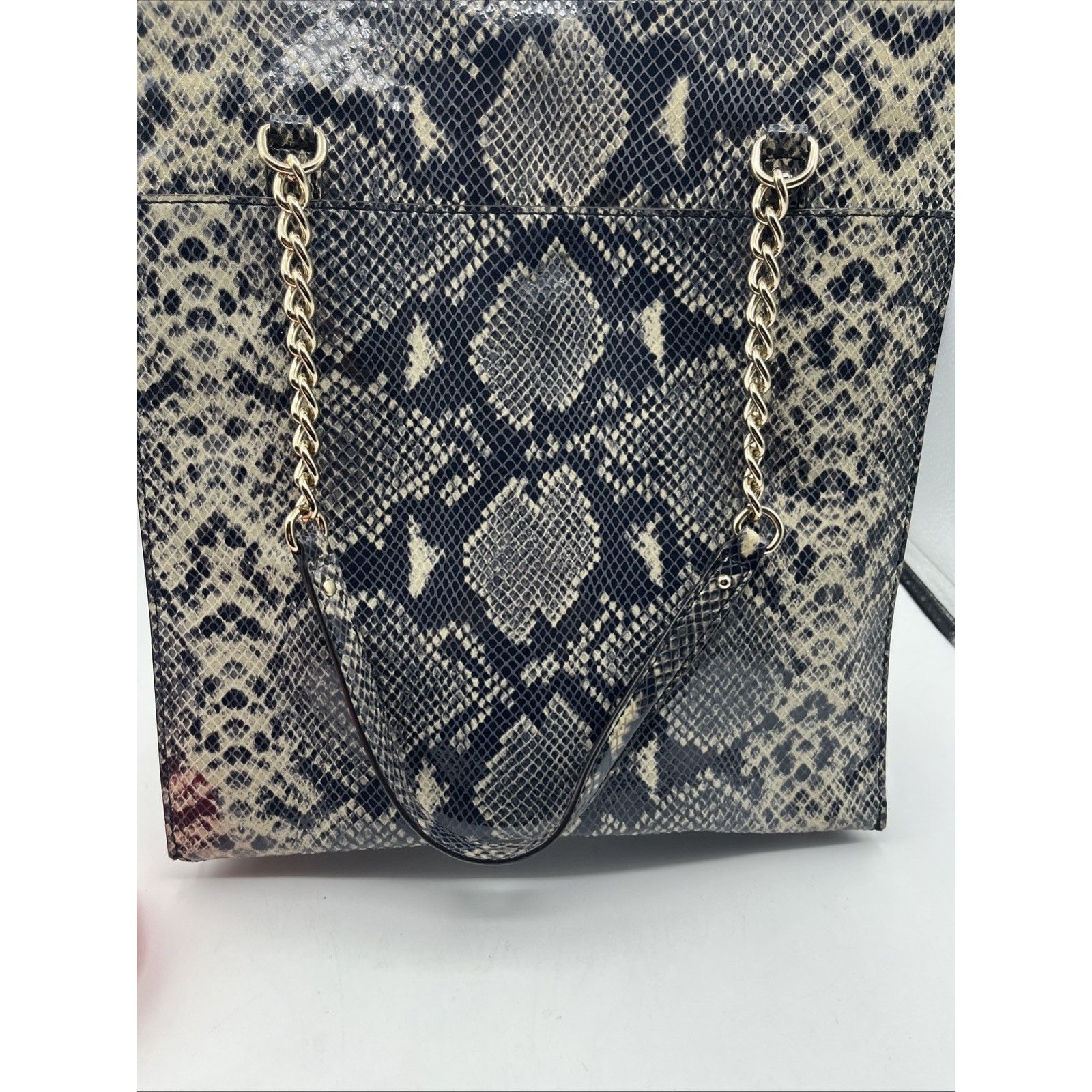 Kate Spade Kate Spade Grey Beige Snake Effect Leather South Kensington Size ONE SIZE - 21 Thumbnail