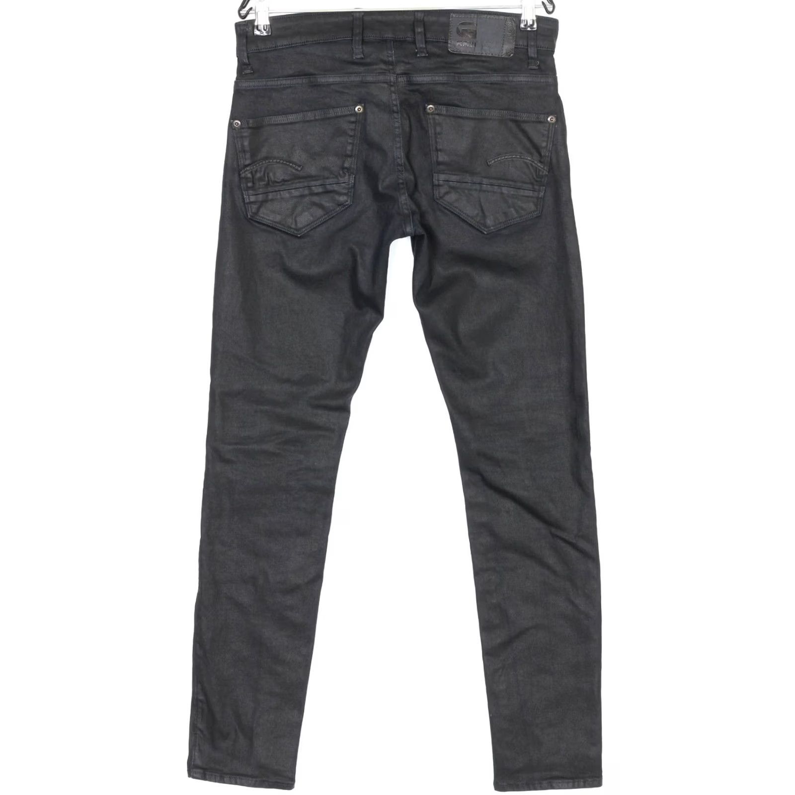G-Star G-STAR REVEND SUPER SLIM Jeans Men W31 L32 DZ1273 Dark Blue Denim Stretch Skinny 31 Inseam Size US 31 - 2 Thumbnail