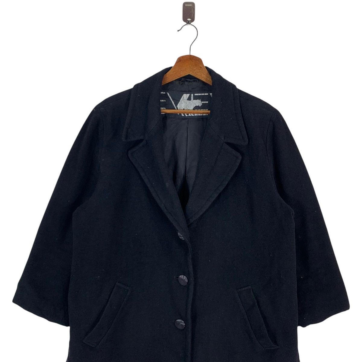 Krizia Uomo × Vintage VINTAGE EVEX BY KRIZIA WOOL BUTTON COAT Size US S / EU 44-46 / 1 - 5 Thumbnail