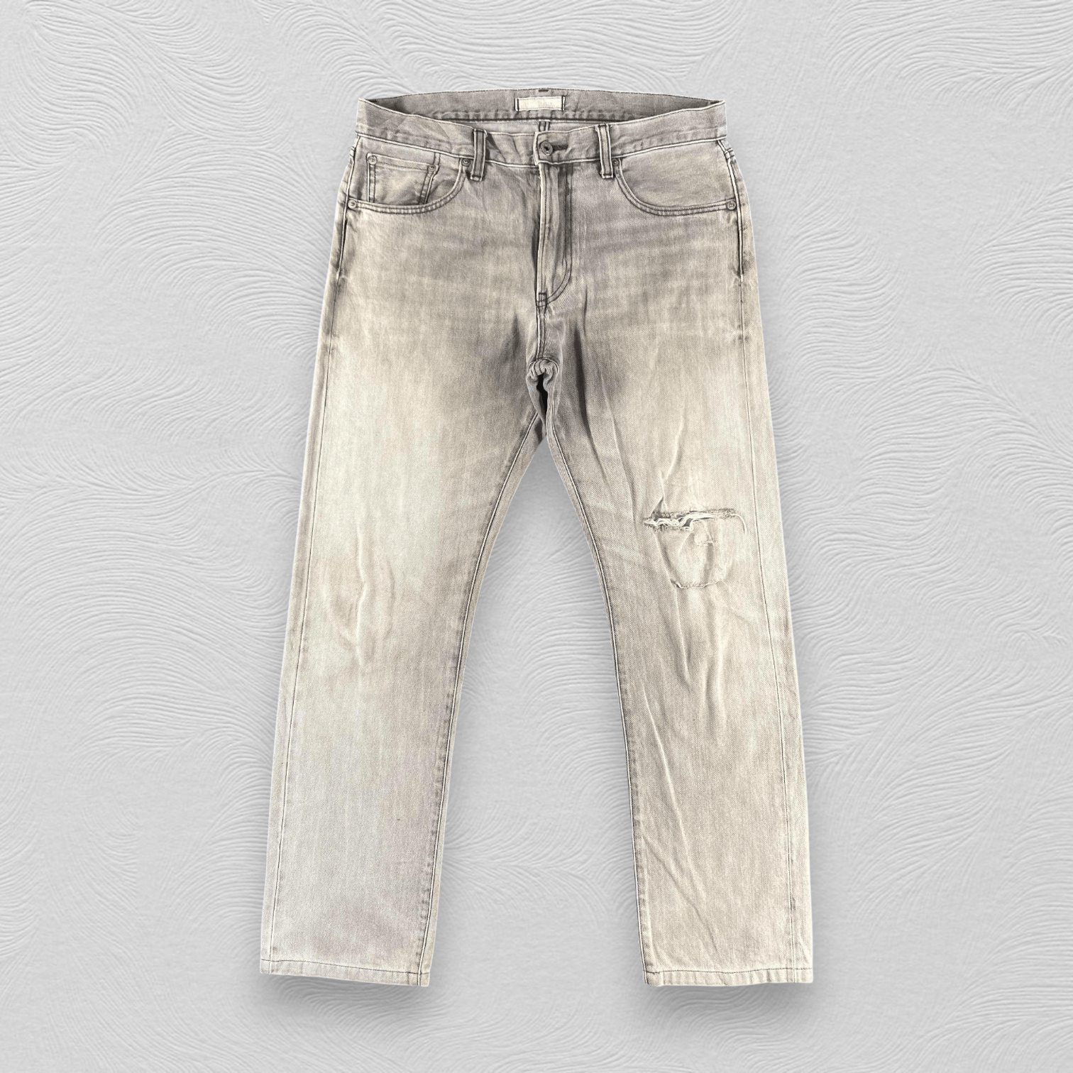 Uniqlo Vintage Uniqlo Selvedge Jeans Redline Gray Wash Denim KJ3435 Size US 32 / EU 48 - 1 Thumbnail