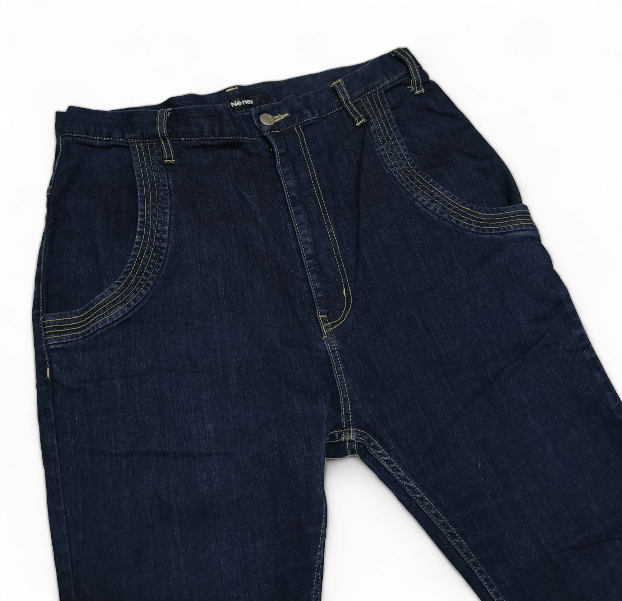 Issey Miyake Vintage Y2K Ne-net by Issey Miyake Avant-Garde Denim Jeans Size US 32 / EU 48 - 5 Thumbnail
