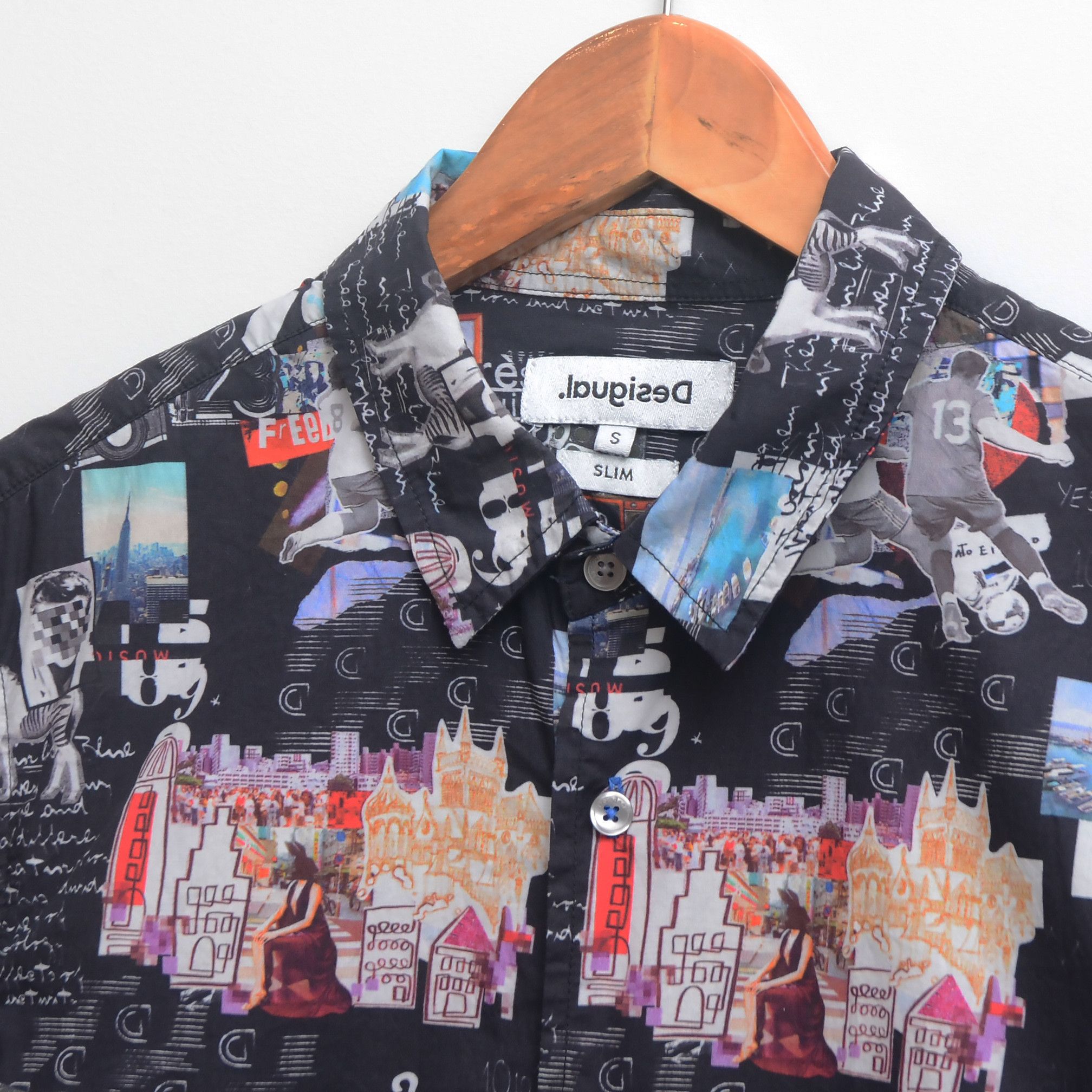Desigual Desigual Shirt S Slim Abstract Multicolor Forever Young Y2K Size US S / EU 44-46 / 1 - 4 Thumbnail