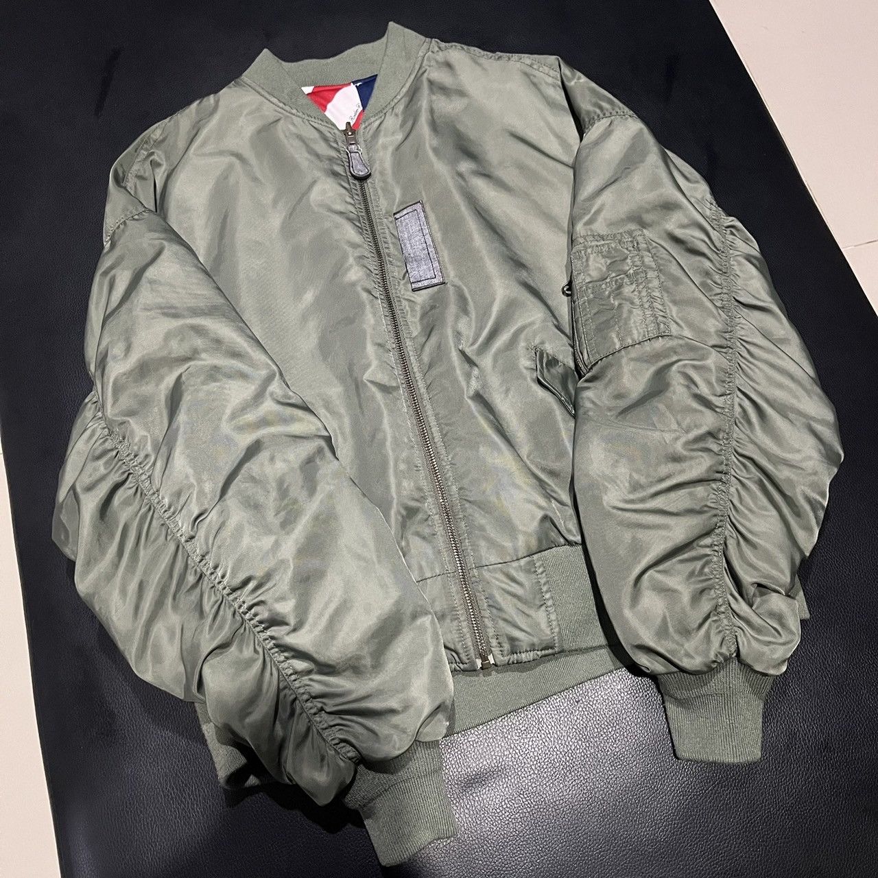 Japanese Brand Rodeo Crowns USA Flag Ma-1 Reversible Bomber Jacket Size US M / EU 48-50 / 2 - 5 Thumbnail