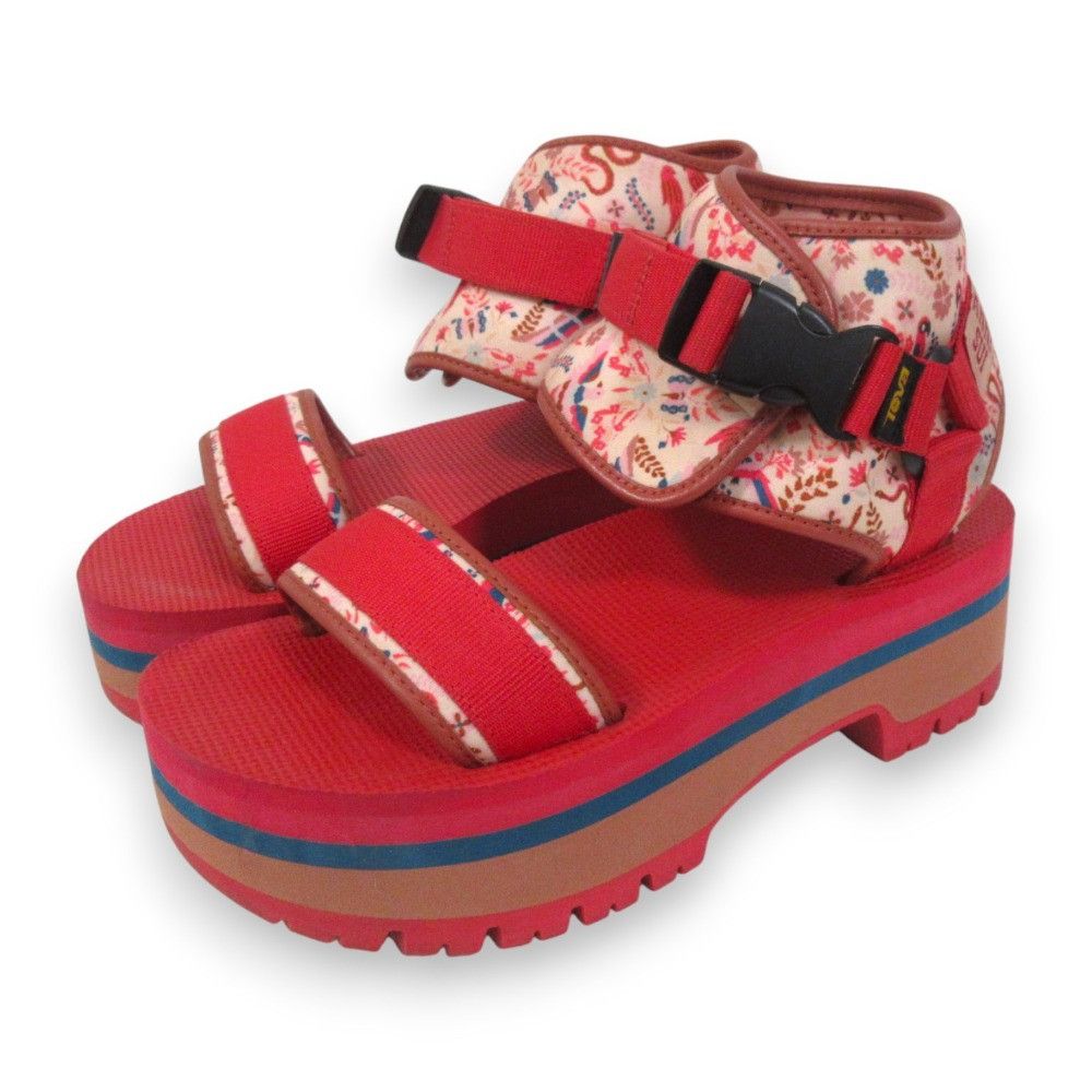 Other Other ANNA SUI×Teva Indio Jewel Platform Sandals Leather Shoes DUTY FREE for USA Size ONE SIZE - 1 Thumbnail