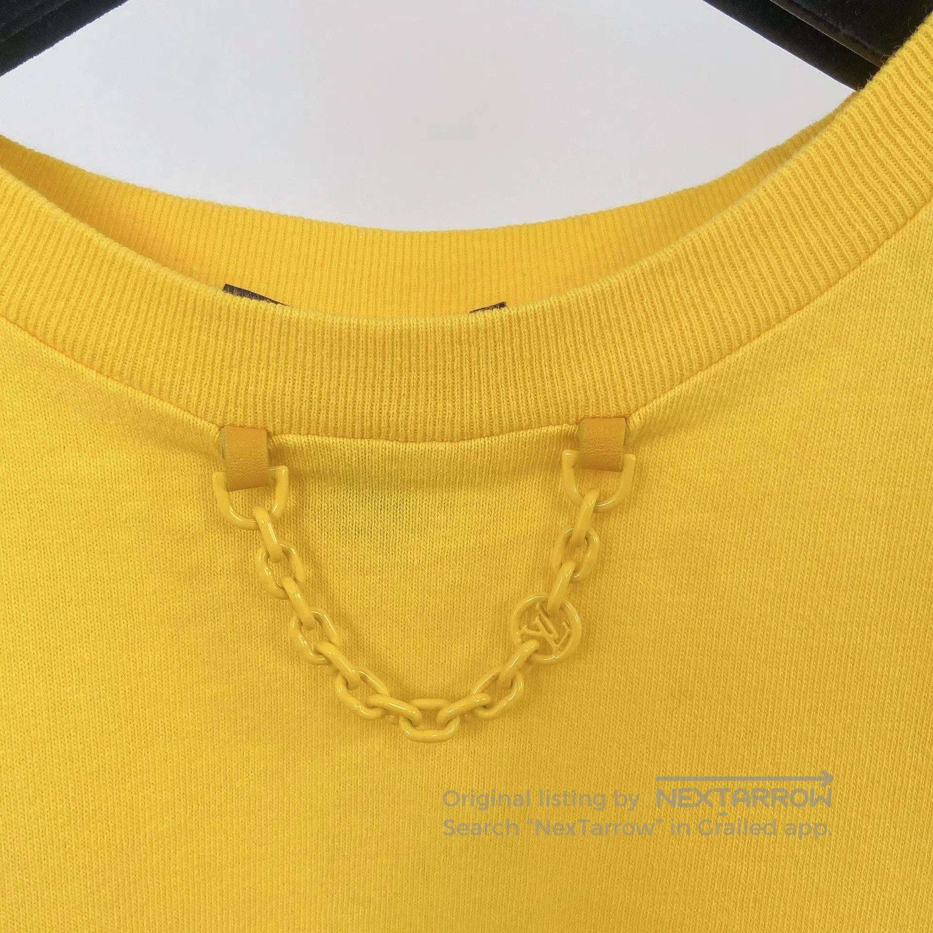 Louis Vuitton Louis Vuitton Yellow Short T-shirt XS. Size XS / US 0-2 / IT 36-38 - 5 Thumbnail