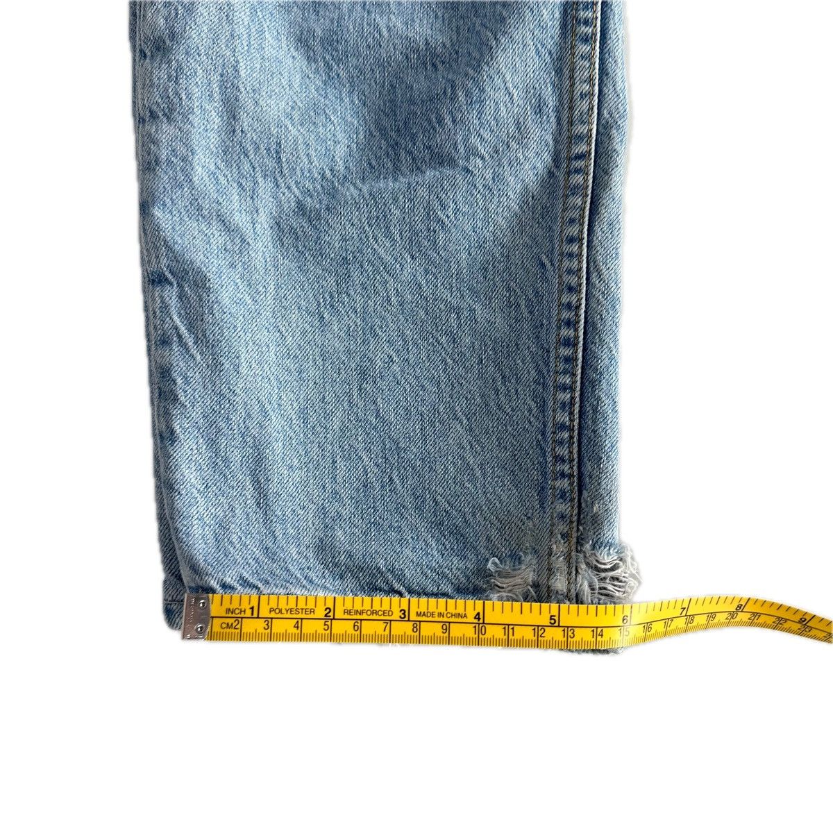 GRLFRND GRLFRND Devon Distressed HR Straight Crop Jeans Size 29 Size 29" - 17 Thumbnail