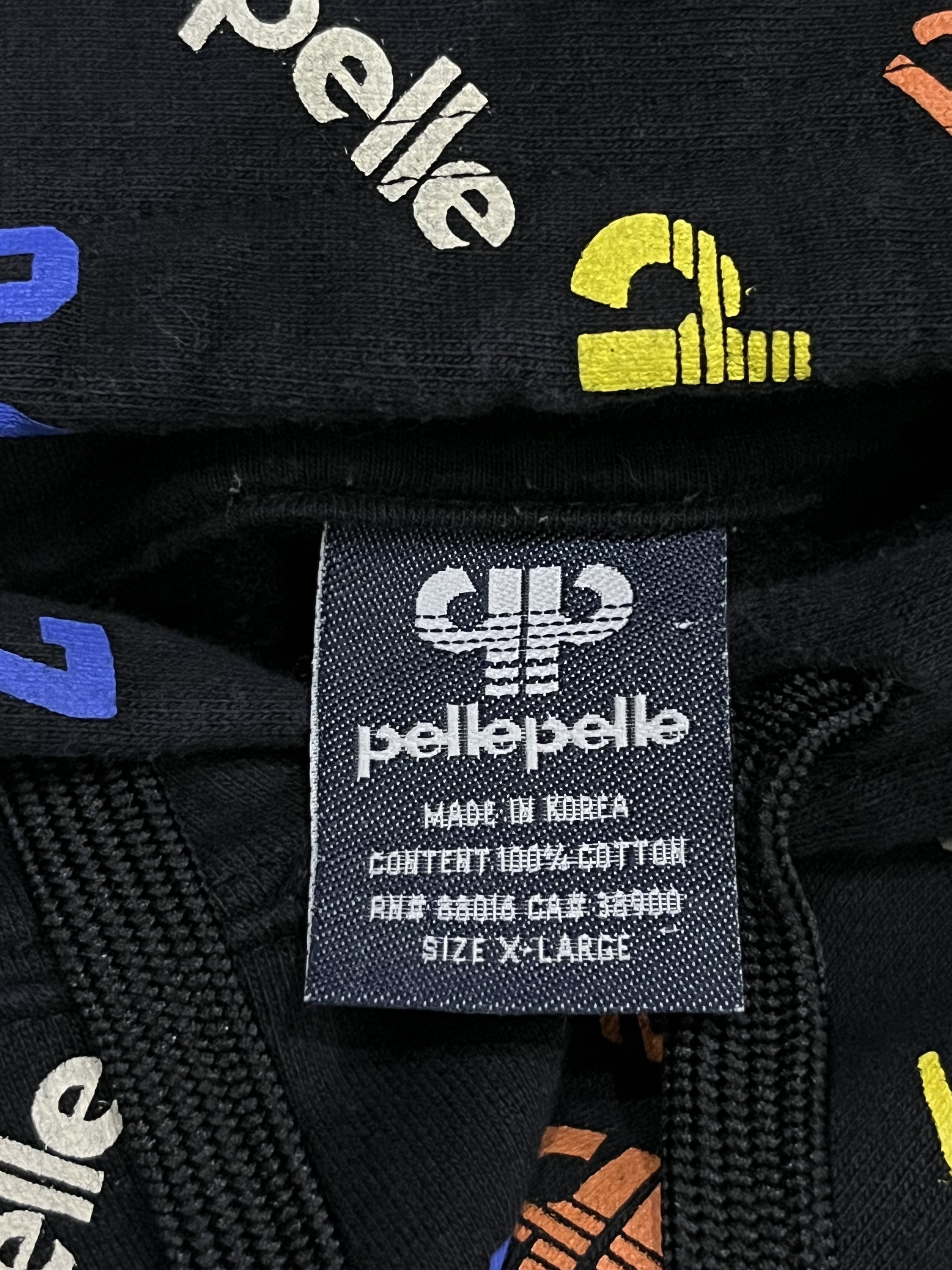 Marc Buchanan SICK🔥PELLE PELLE 78 Multicolor Monogram Spellout Hoodie Size US L / EU 52-54 / 3 - 6 Thumbnail