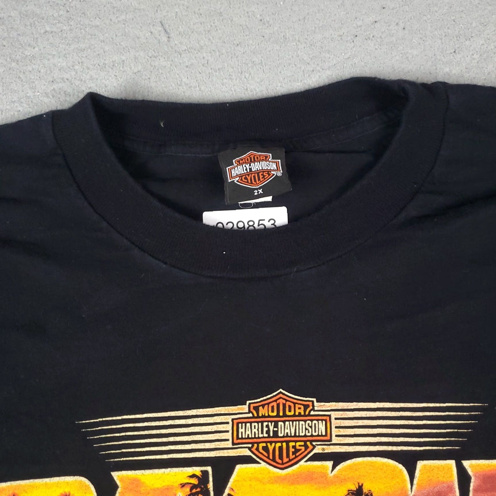 Harley Davidson VINTAGE Harley-Davidson T Shirt Mens 2XL Black Daytona Beach Graphic Short Sleeve Size US XXL / EU 58 / 5 - 3 Thumbnail