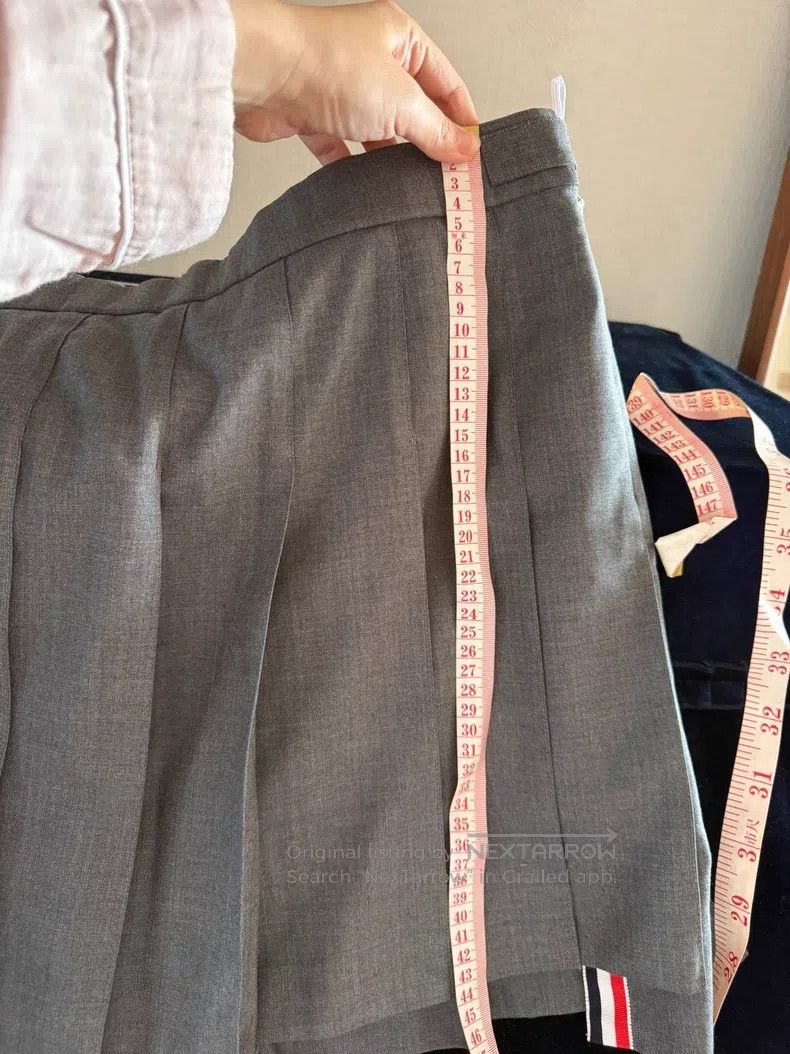 Thom Browne Thom Browne Gray Wool Pleated Short Skirt Size 28" / US 6 / IT 42 - 8 Thumbnail