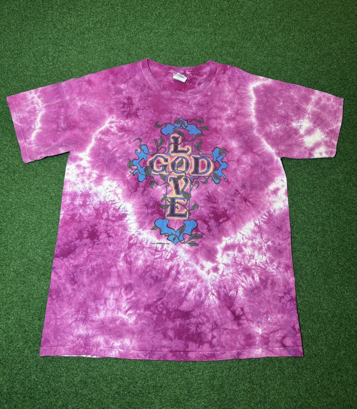 Vintage Love God Jesus Tee John 4:10 Tie Dye M/L 21x29 T Shirt Size US L / EU 52-54 / 3 - 1 Thumbnail