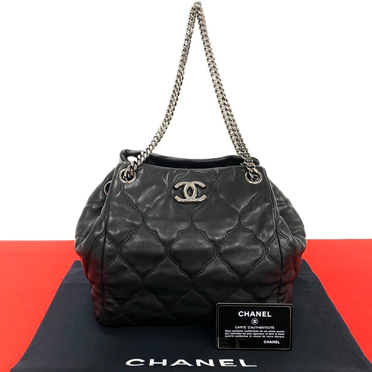 Chanel Chanel Shoulder Bag Black Leather Size ONE SIZE - 1 Thumbnail