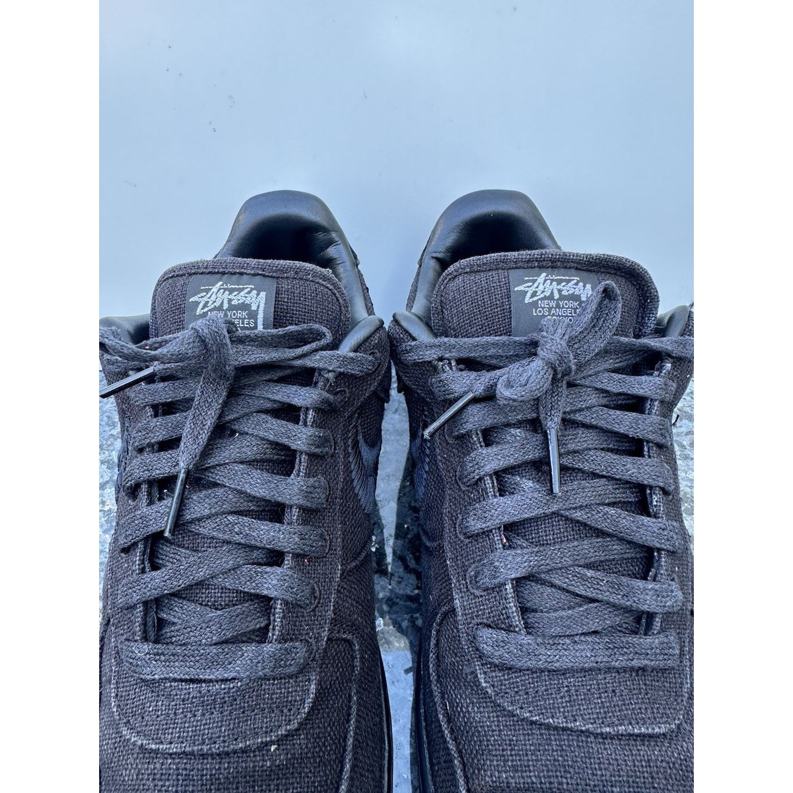 Nike Stussy x Nike Air Force 1 Low Triple Black (VNDS) - Size 12 Size US 12 / EU 45 - 8 Thumbnail