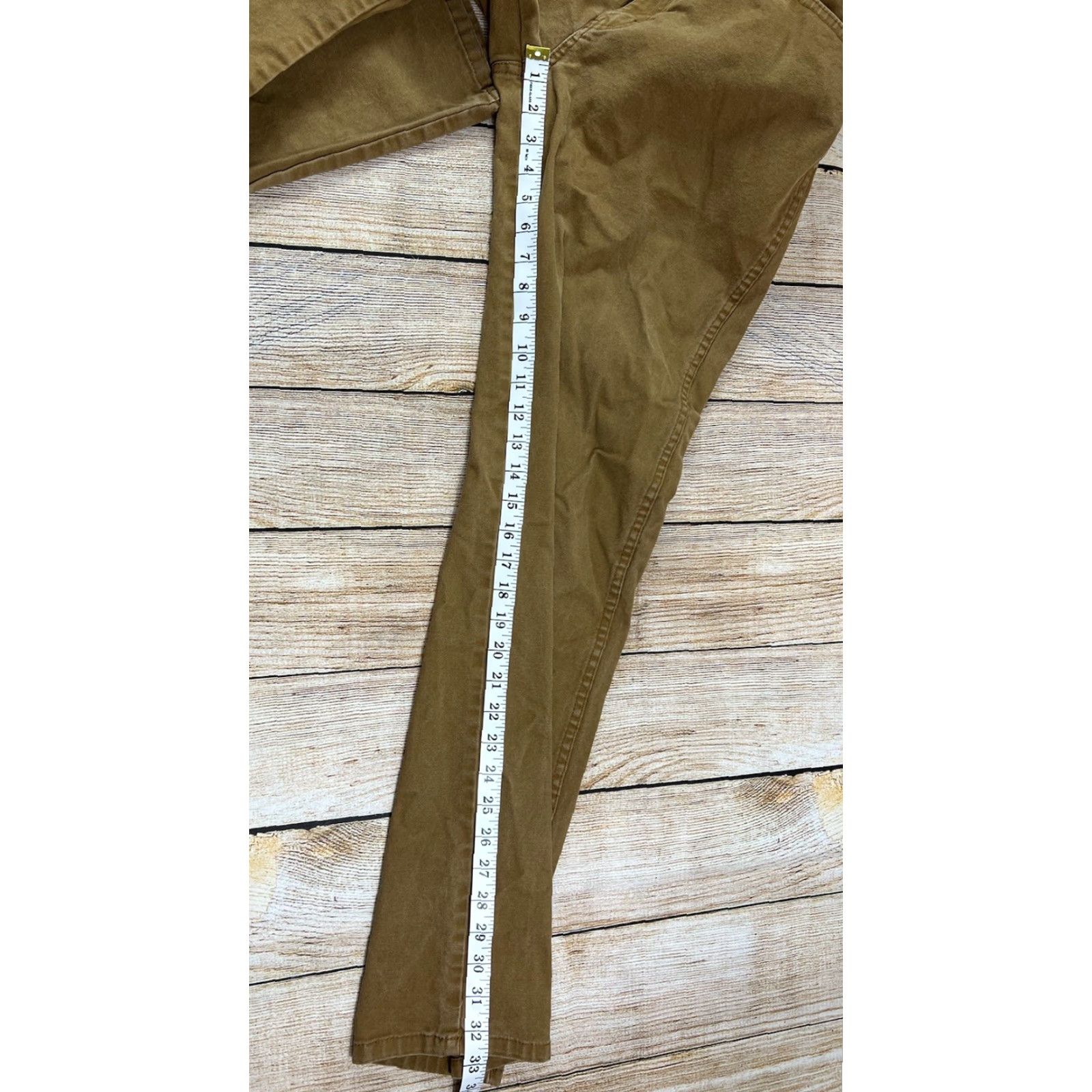 Dickies Dickies Jeans Carpenter 34x32 Brown Straight Leg Work Wear Pants Mens Regular Inseam 32 Brown Pockets Easy Care Size US 34 / EU 50 - 6 Thumbnail