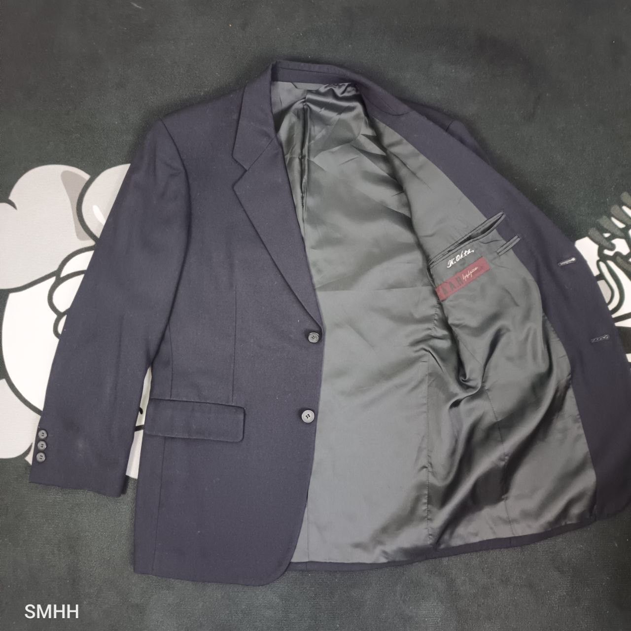 Yohji Yamamoto 🔥A.A.R. Yohji Yamamoto x Durban Blazer 2B – Dark Navy – M Size 40R - 14 Thumbnail