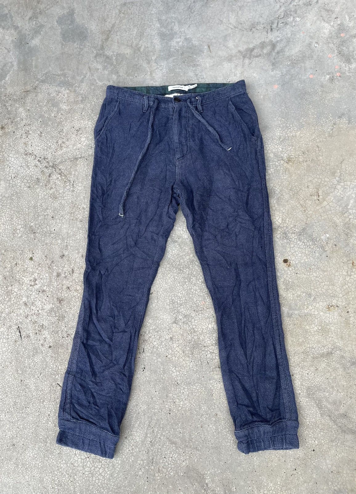 Nonnative Nonnative Indigo Jogger Outdoor Pants W31 L39 Made in Japan Size US 31 - 1 Thumbnail