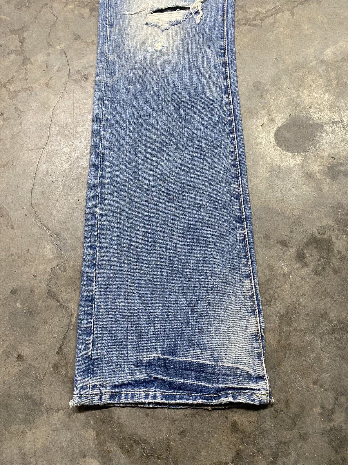 Abercrombie & Fitch Flare Jeans Abercrombie Baxter Distressed Boot Cut Size US 32 / EU 48 - 6 Thumbnail